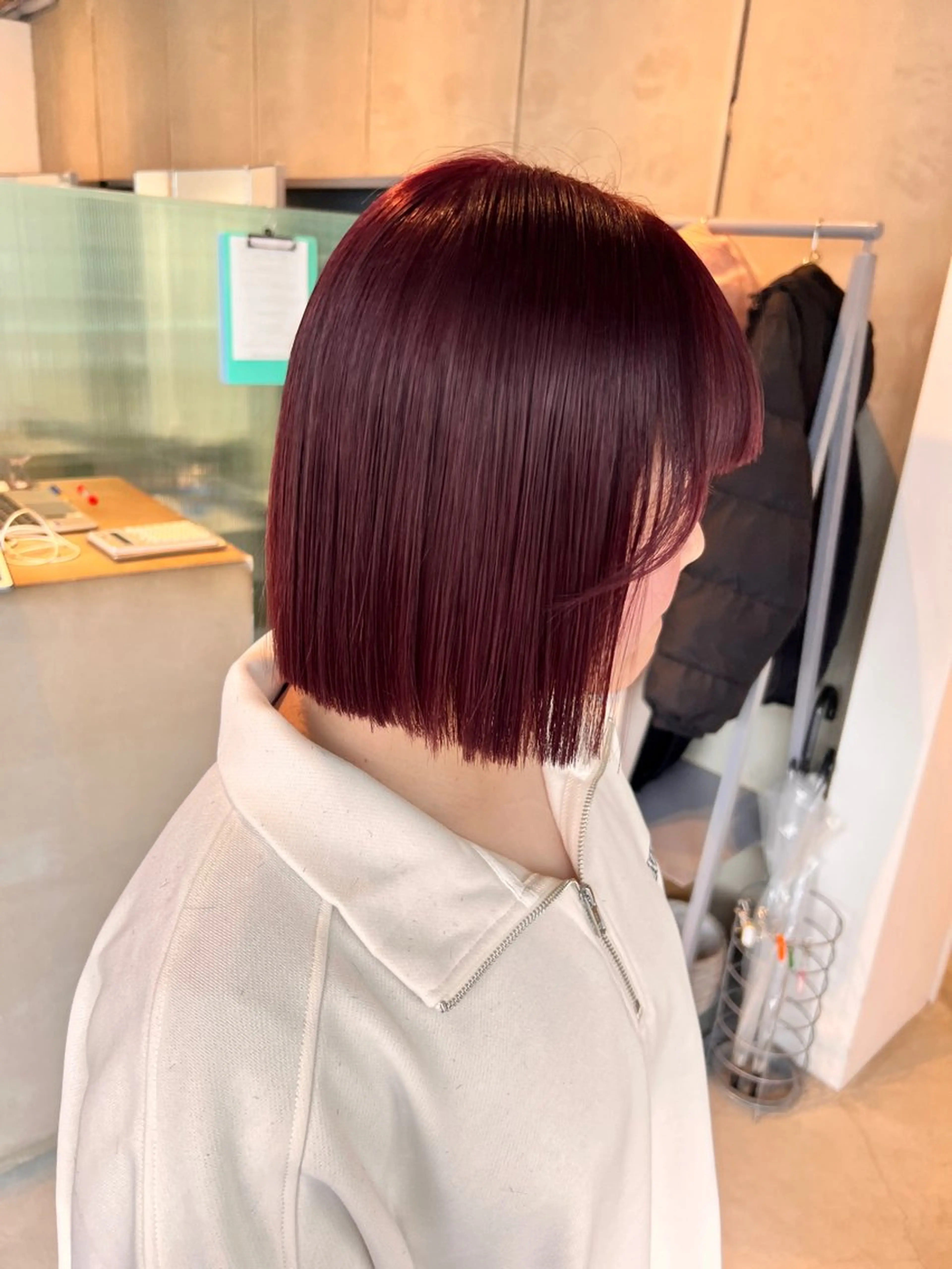 ショート カラー ロカリタ　河原町三条所属・🌐👽フクイ キララ🌎💎のヘアスタイル