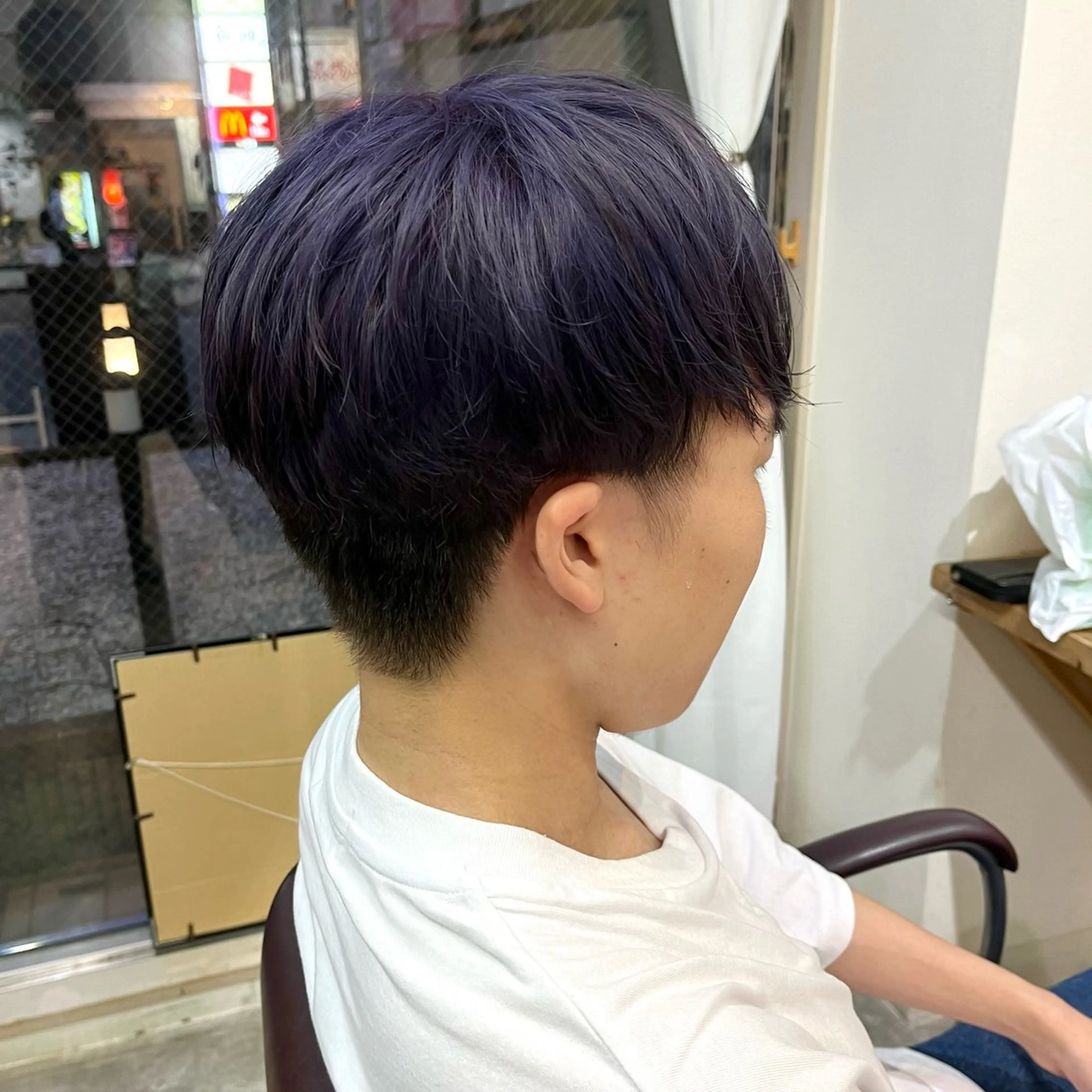 カラー メンズ フェザーパーマ🌙 毛流れ yuzukiのヘアスタイル