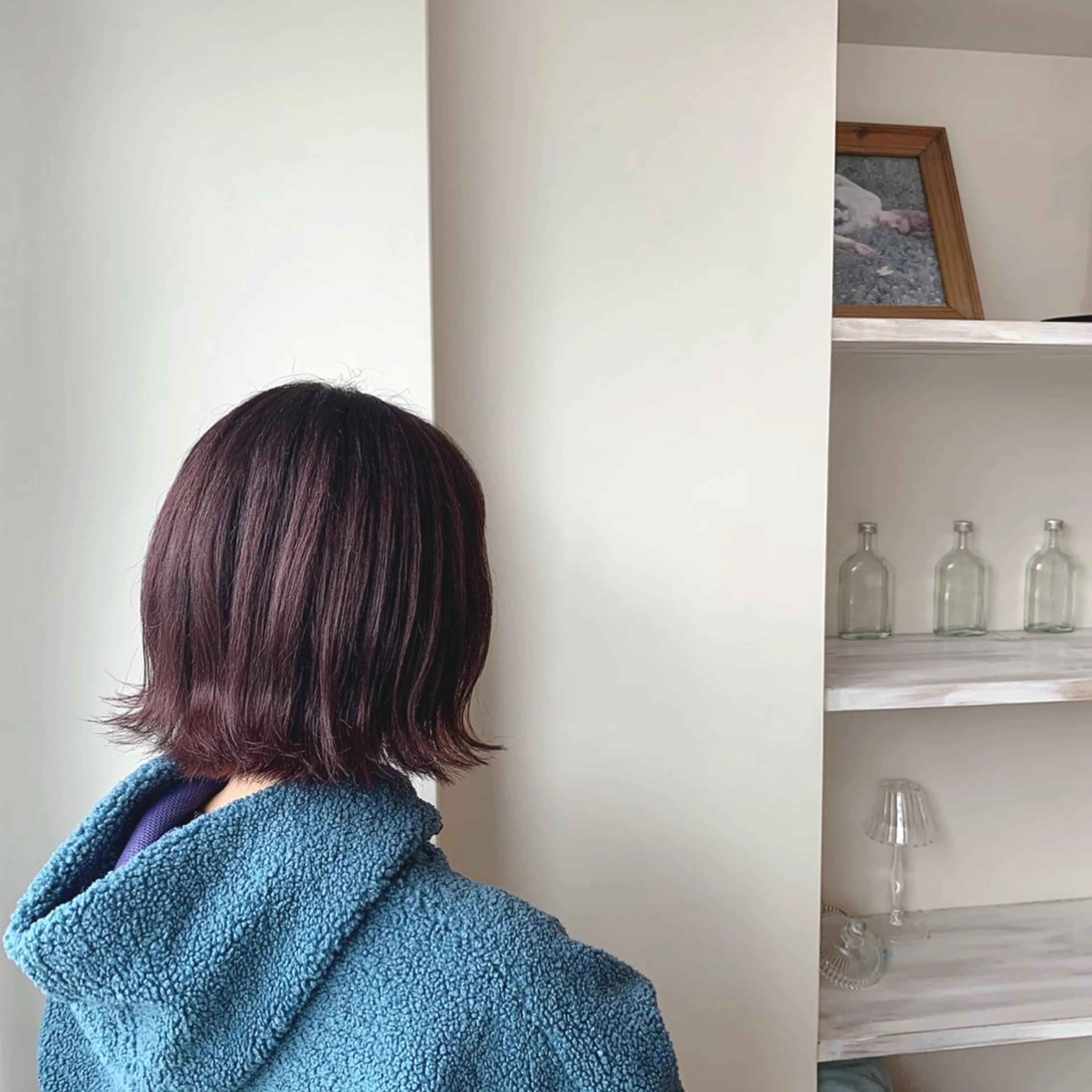 ショート カラー ボブウルフ／ボブ Satsuki【名駅のヘアスタイル