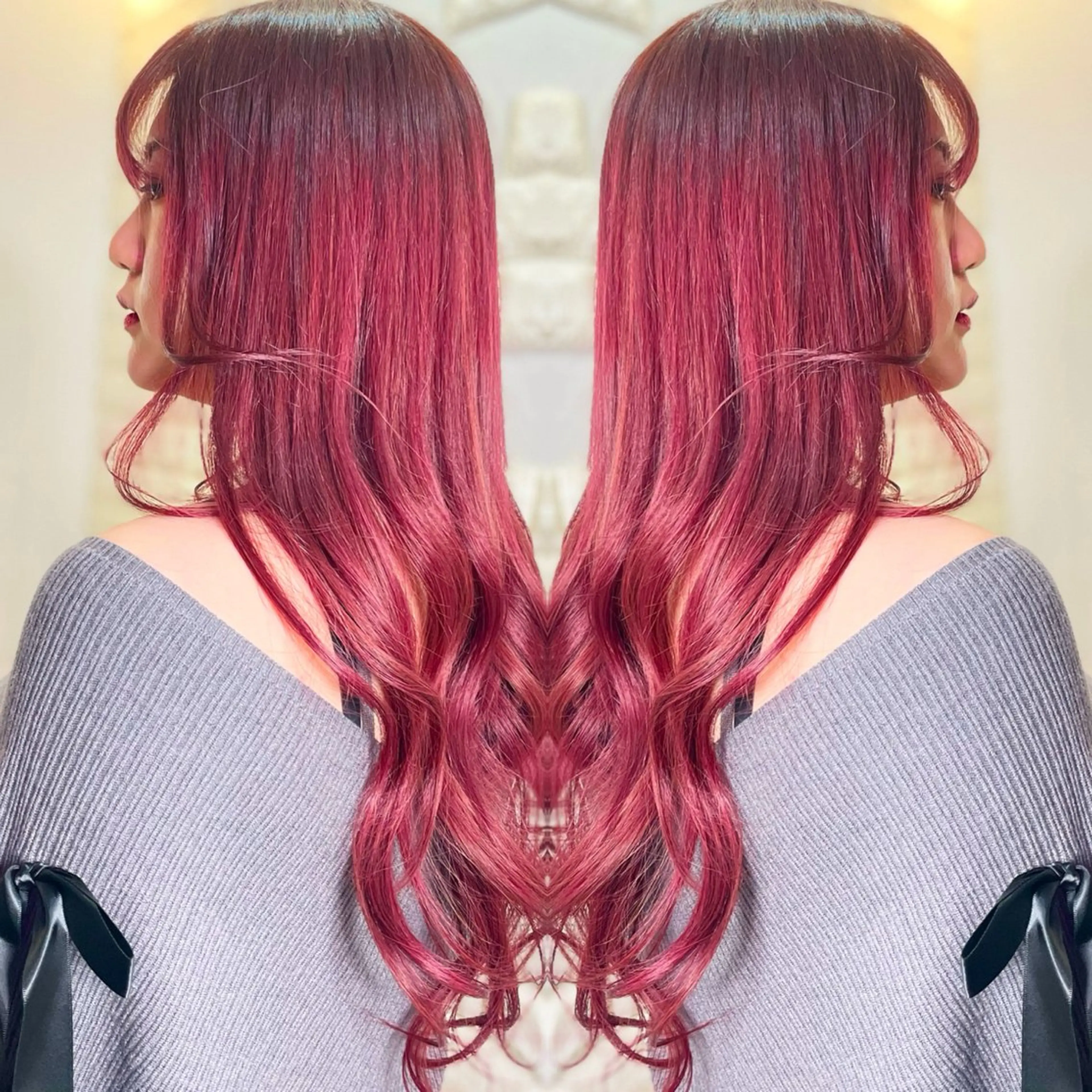 ロング Shelltie Fiel(シェルティフィエル)錦糸町所属・シールエクステ 🦋‪錦糸町YUKAのヘアスタイル