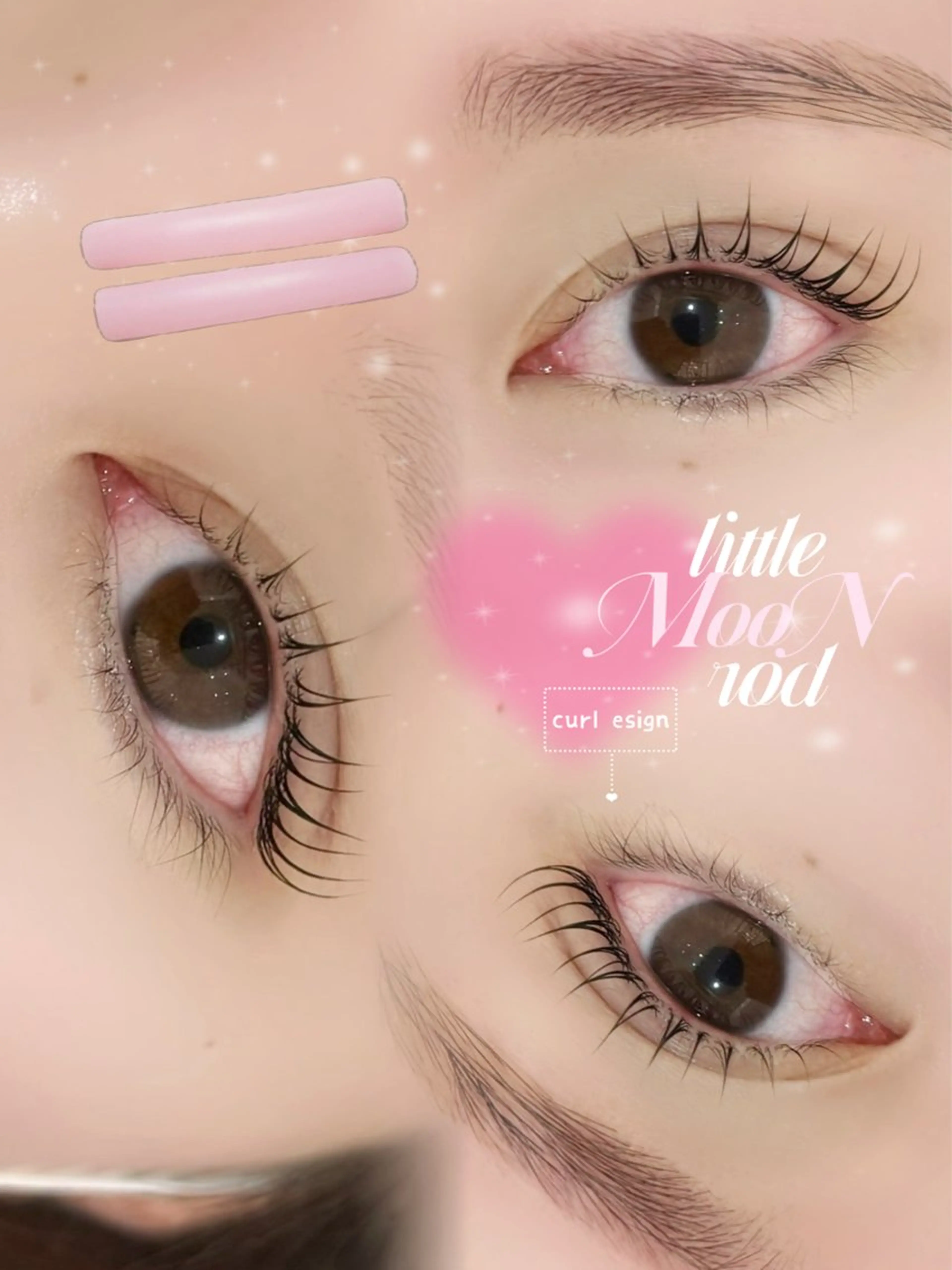 マツエク・マツパ マツパ une fleur JURIのマツエク・マツパデザイン