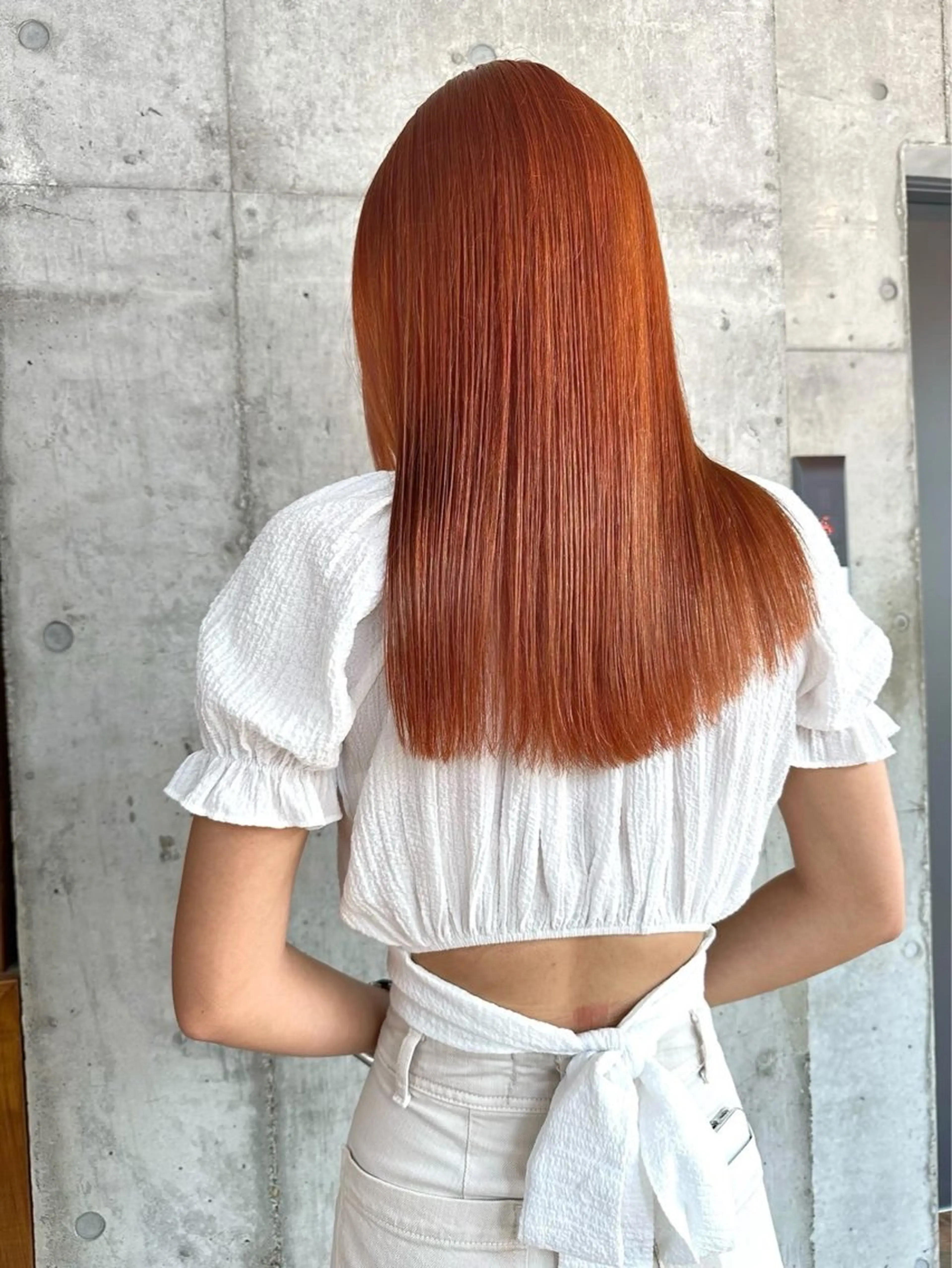 ロング カット ヘアカラー ⭐️ 美髪矯正 艶カラー ⭐️ユウキのヘアスタイル
