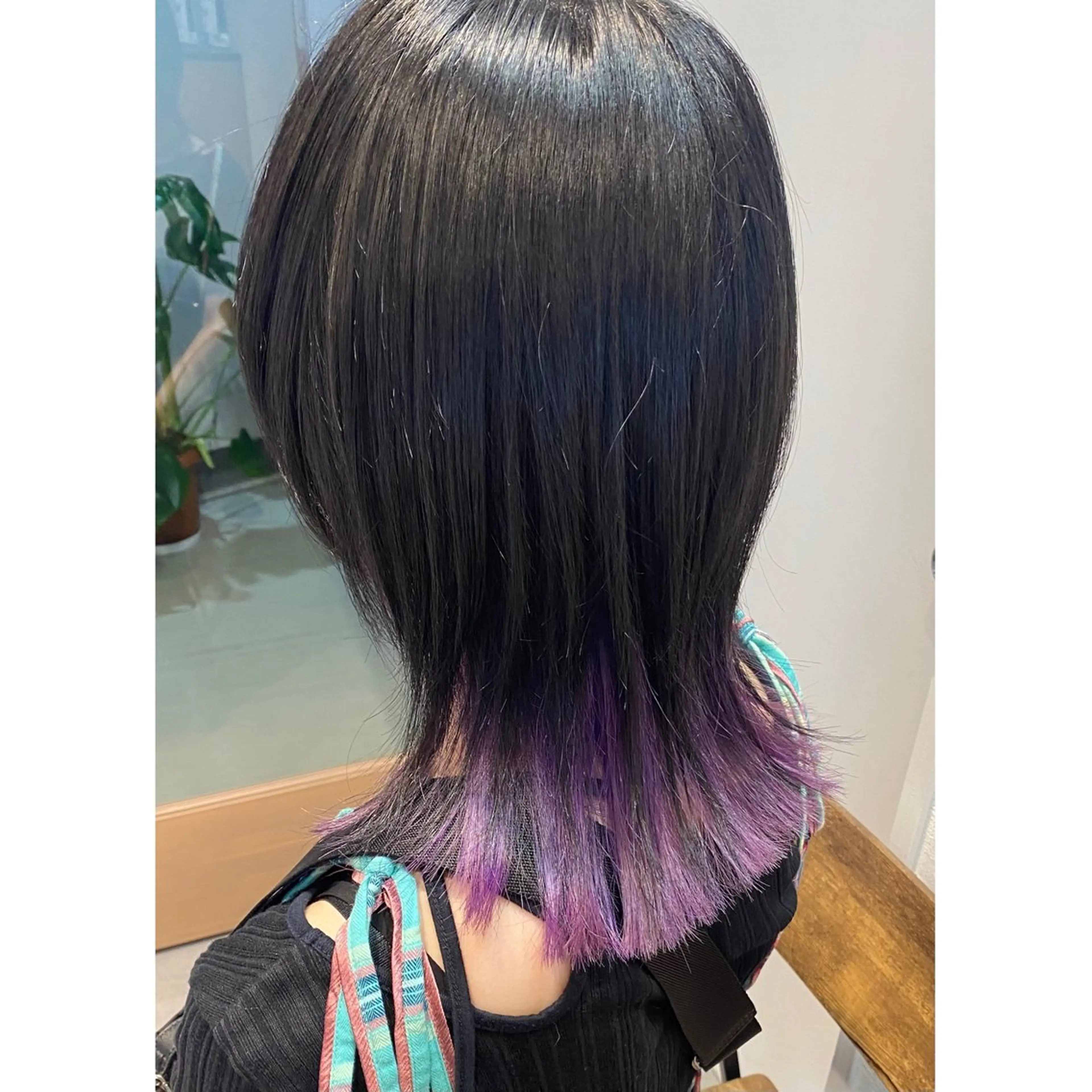 ミディアム カラー ヘアアレンジ カット ヘアカラー 小國 綾かのヘアスタイル