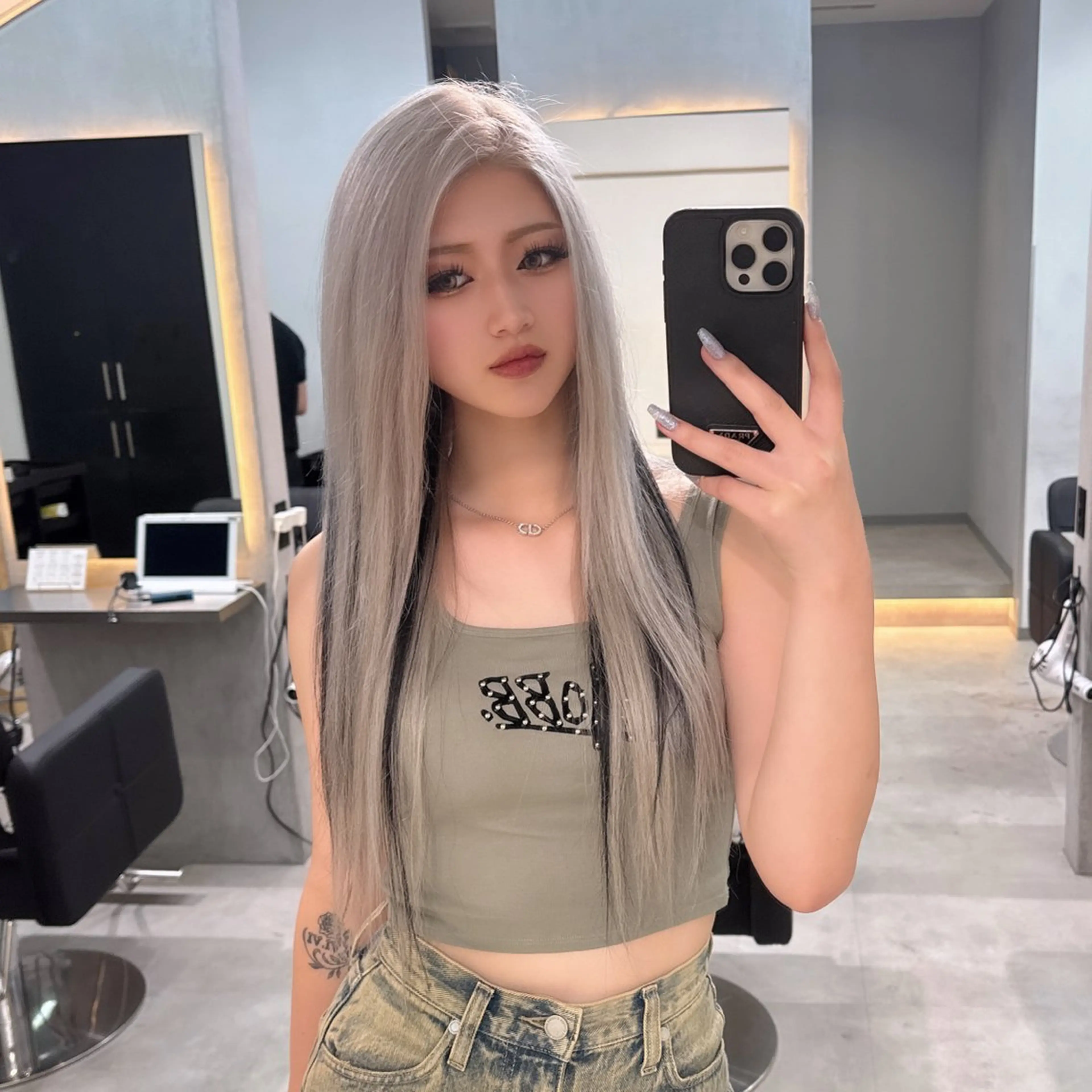 ブリーチ2回➕カラーの写真