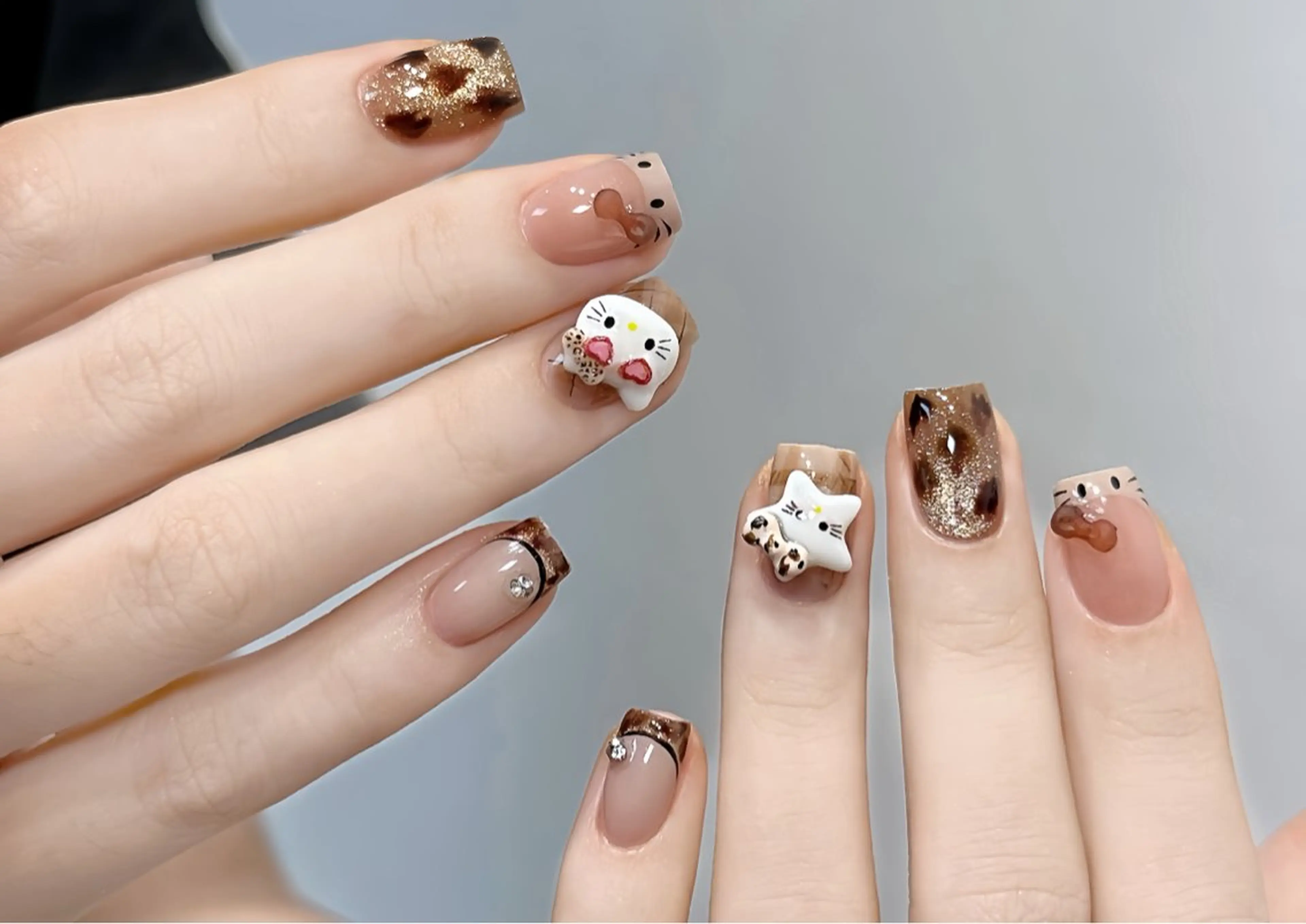 ネイル アートネイル フットネイル フレンチネイル ジェルネイル グラデーション Egao Nail Salonのネイルデザイン