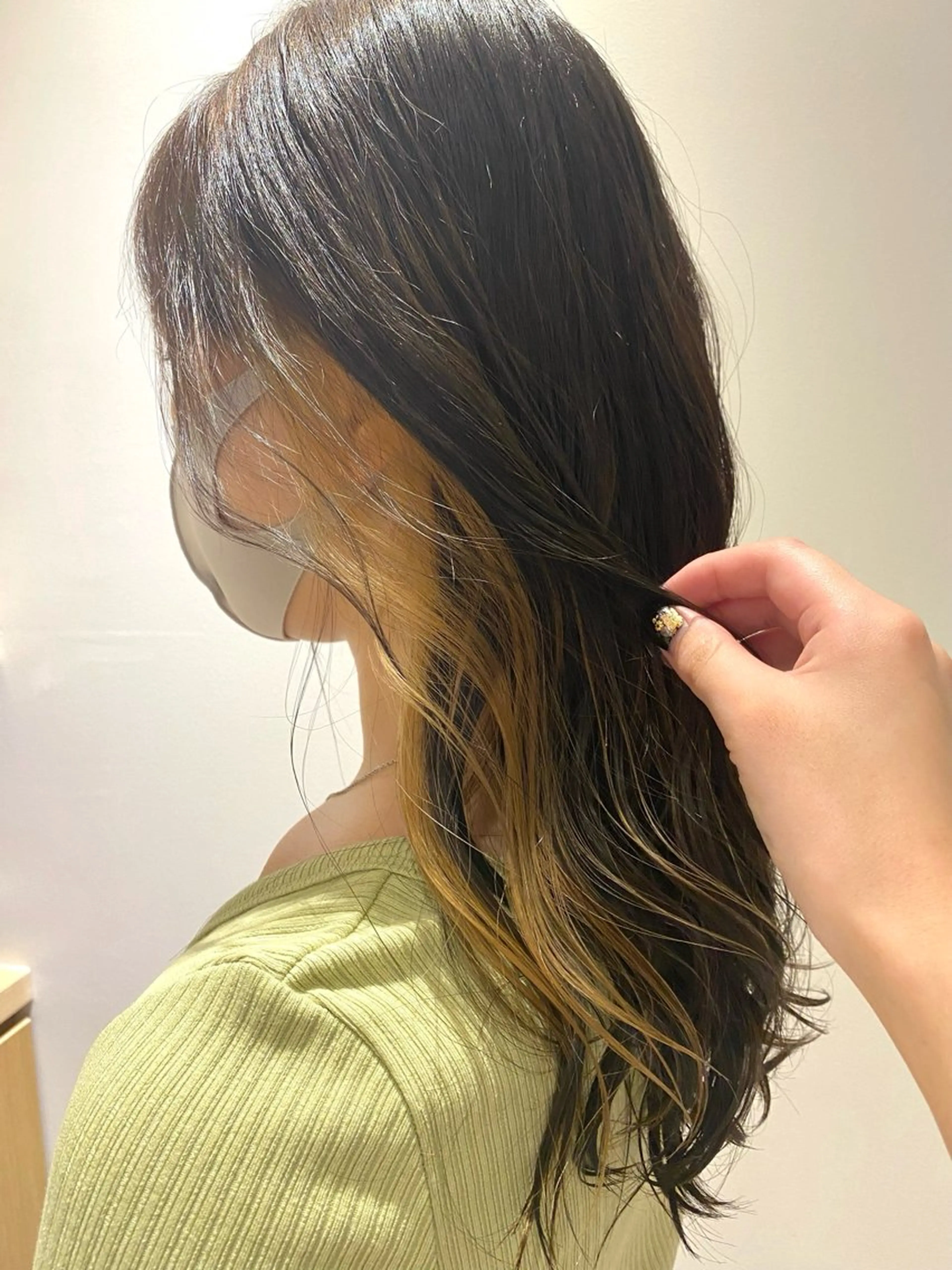 [💗minimo限定価格💗]インナーブリーチ＋艶カラー＋3stepトリートメント✨️の写真