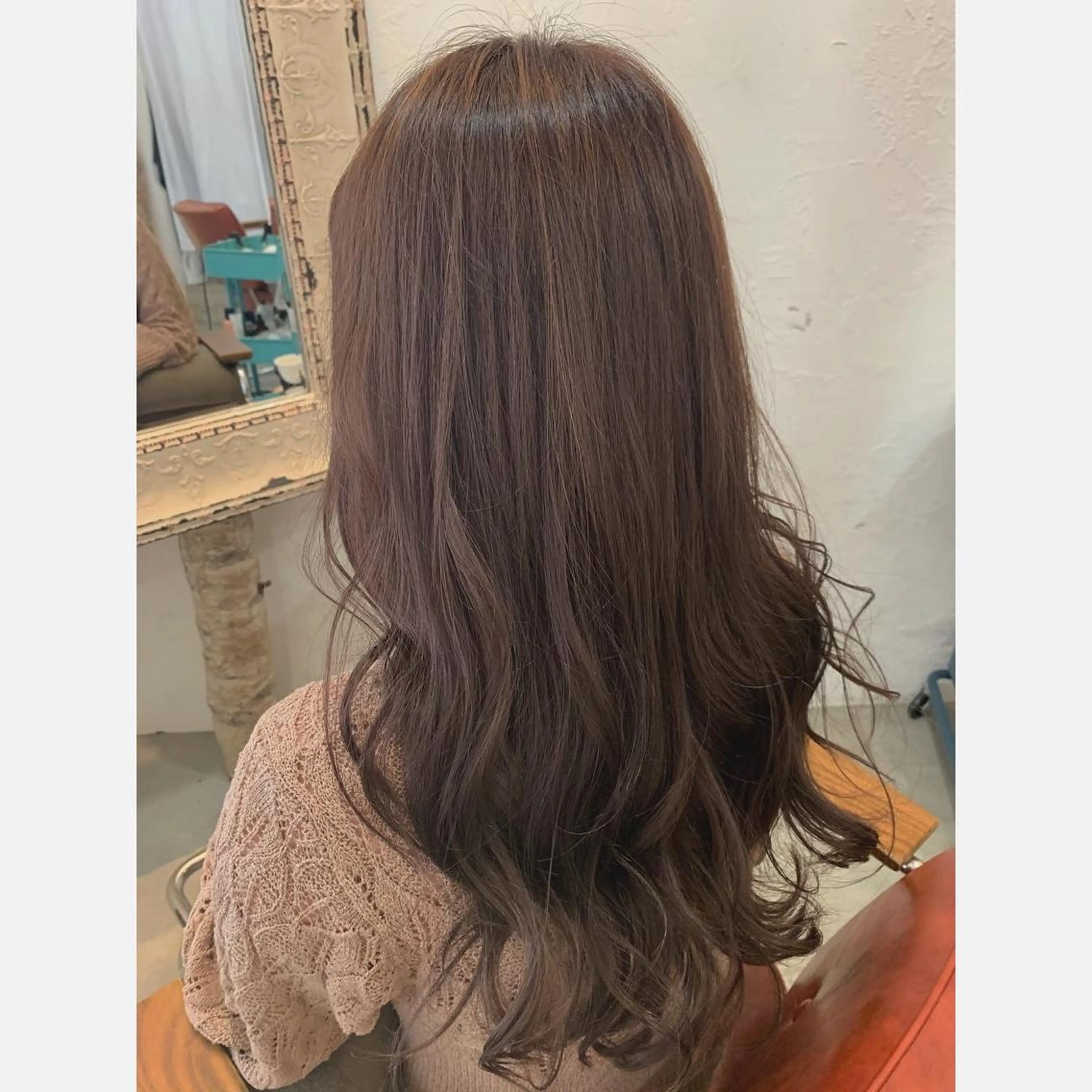 ロング カラー fio マナミのヘアスタイル