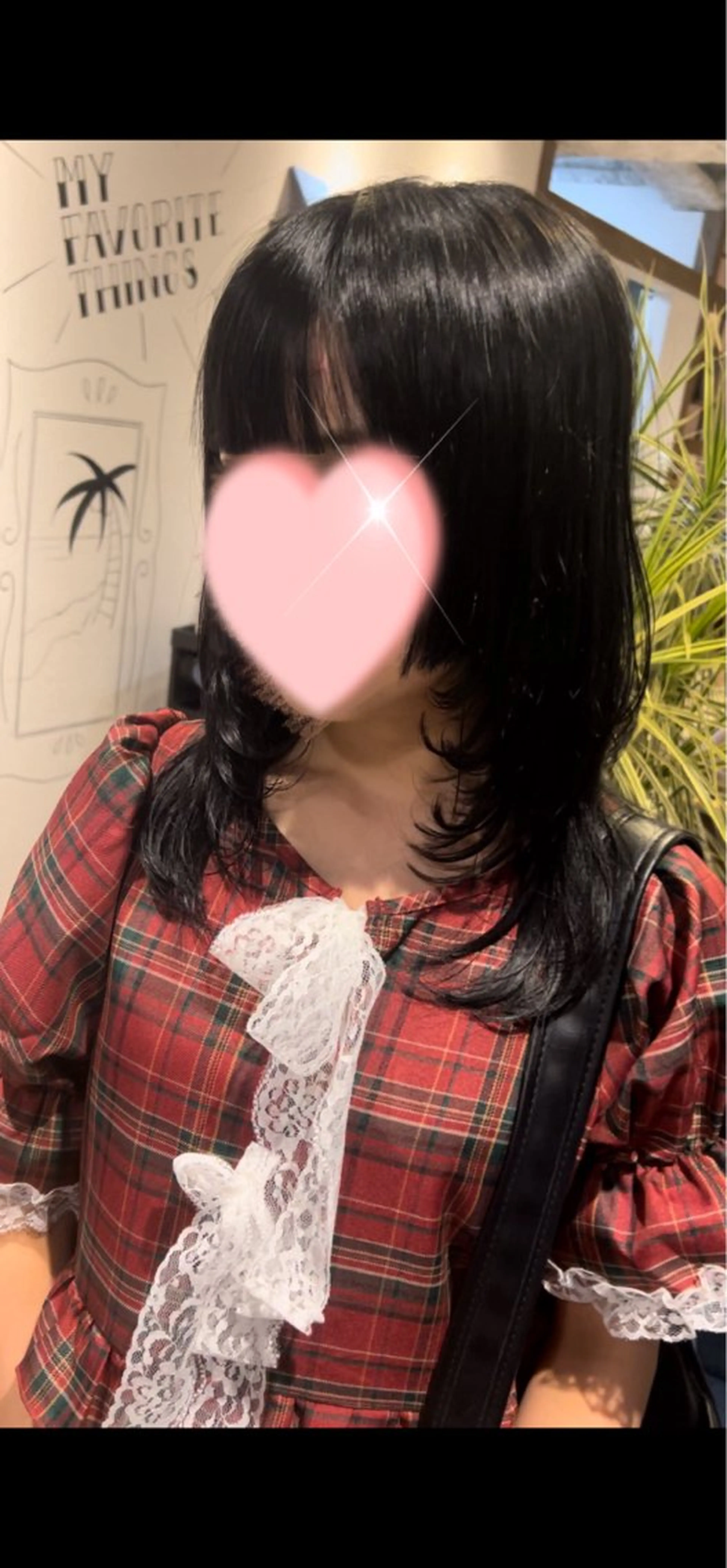 ミディアム レイヤーカット 🍒ケアカラー🍒 AKAね🤍のヘアスタイル