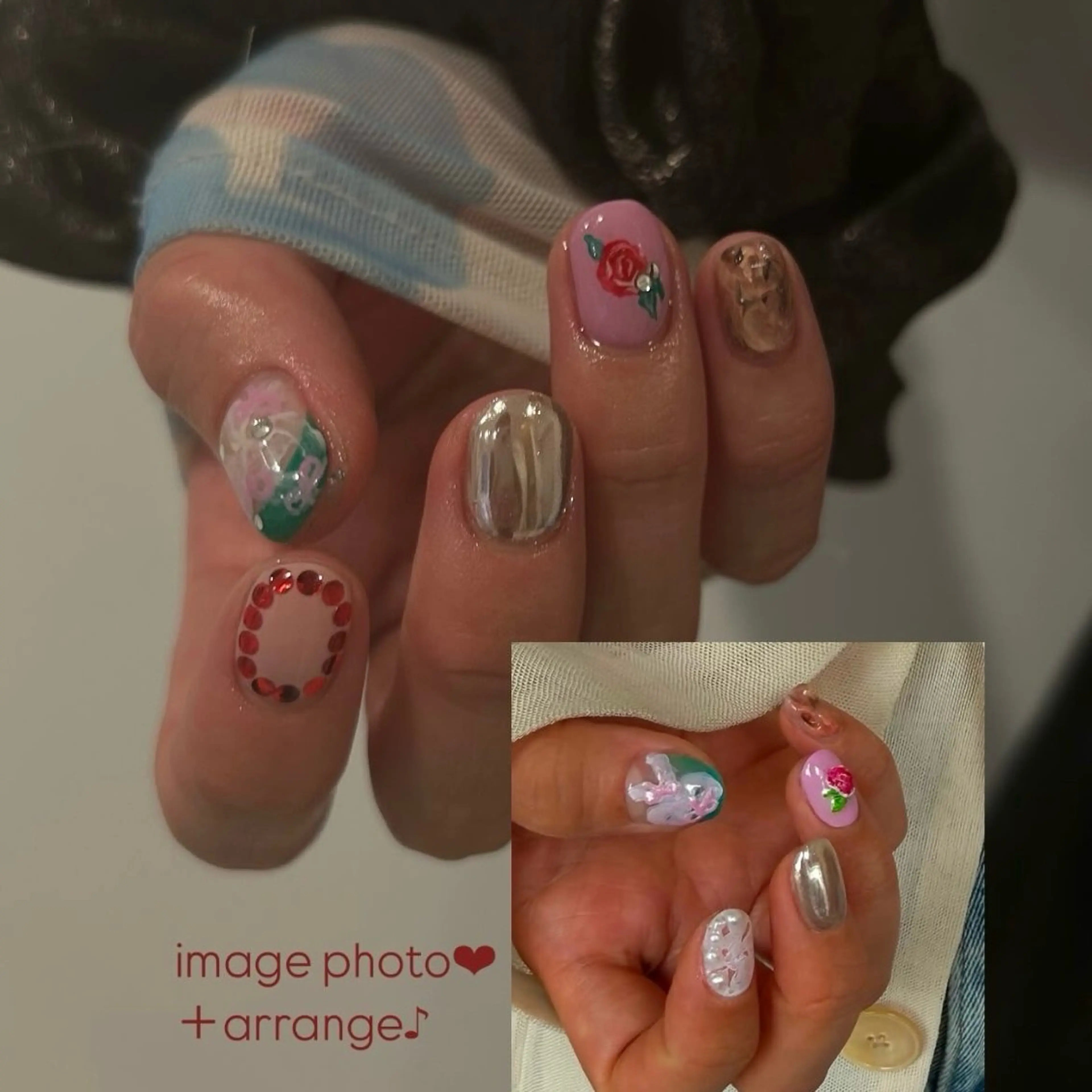 ネイル 持ち込み nagi .のネイルデザイン