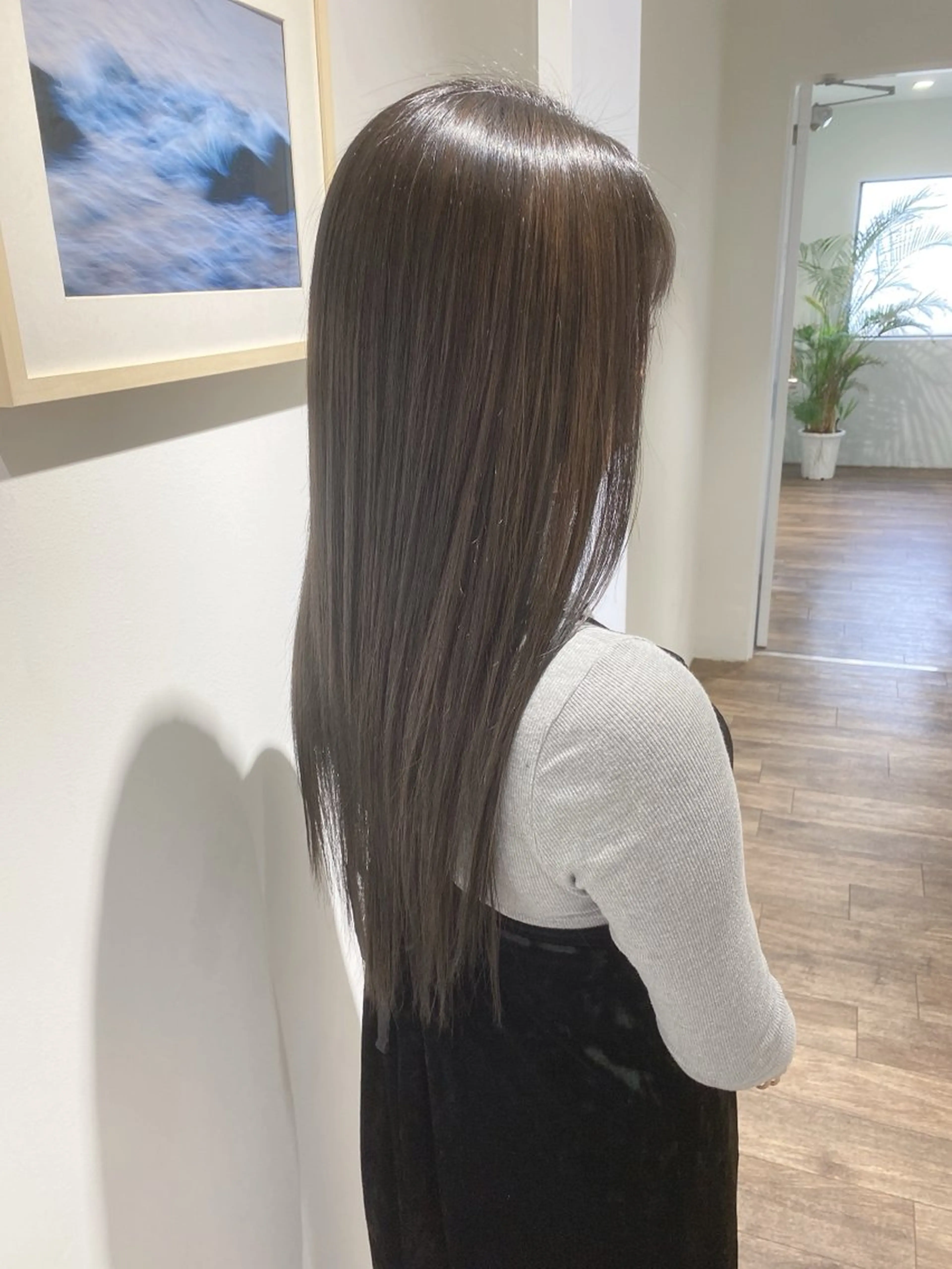 ロング 縮毛矯正 GO TODAY SHAiRE SALON 横須賀所属・ハイライト⭐️上野 高広のヘアスタイル