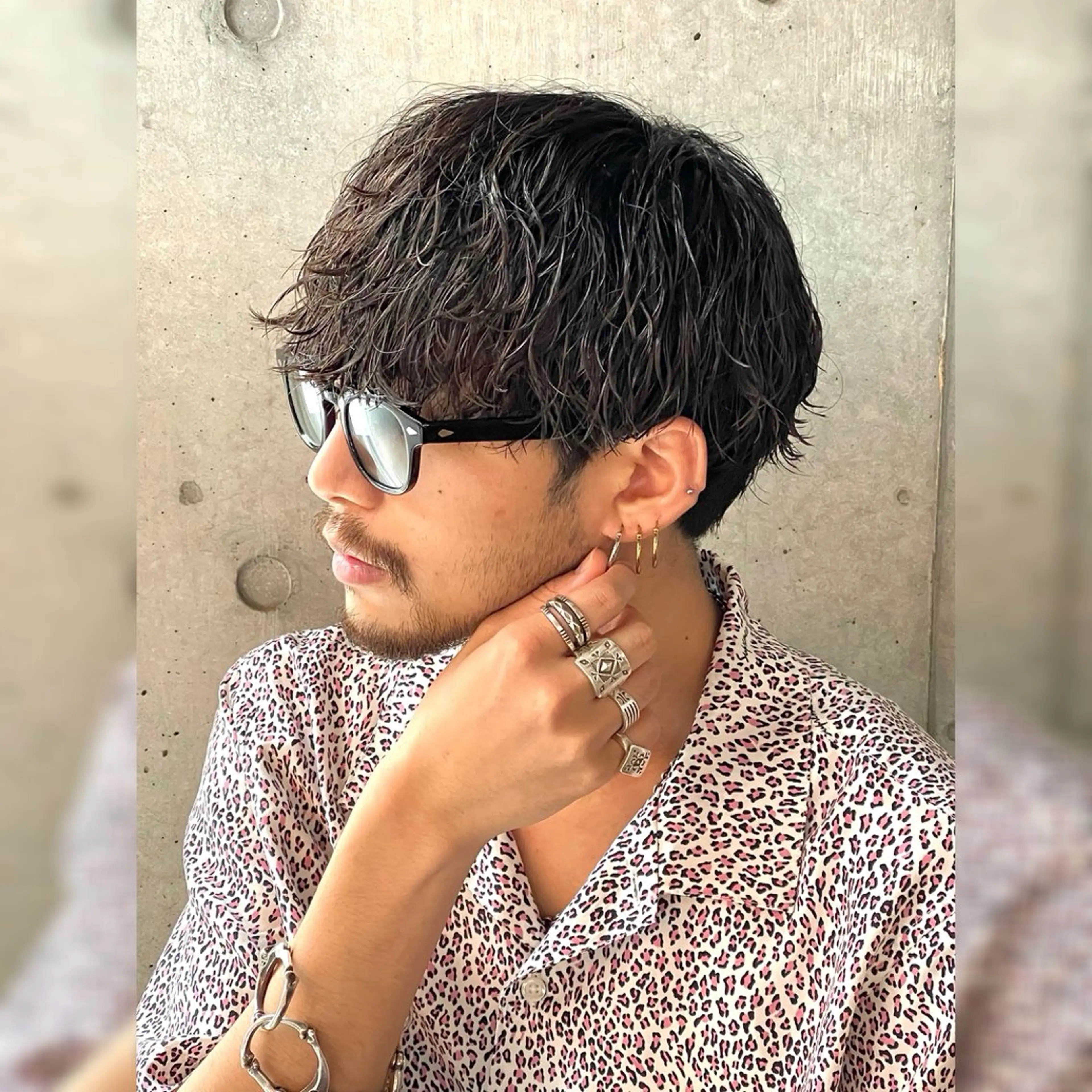 ショート パーマ メンズ マッシュ メンズパーマ ツイストスパイラルパーマ 波巻きパーマ スパイラルパーマ Ali'i men's salon所属・パーマ、カラー特化 園田翔大のヘアスタイル