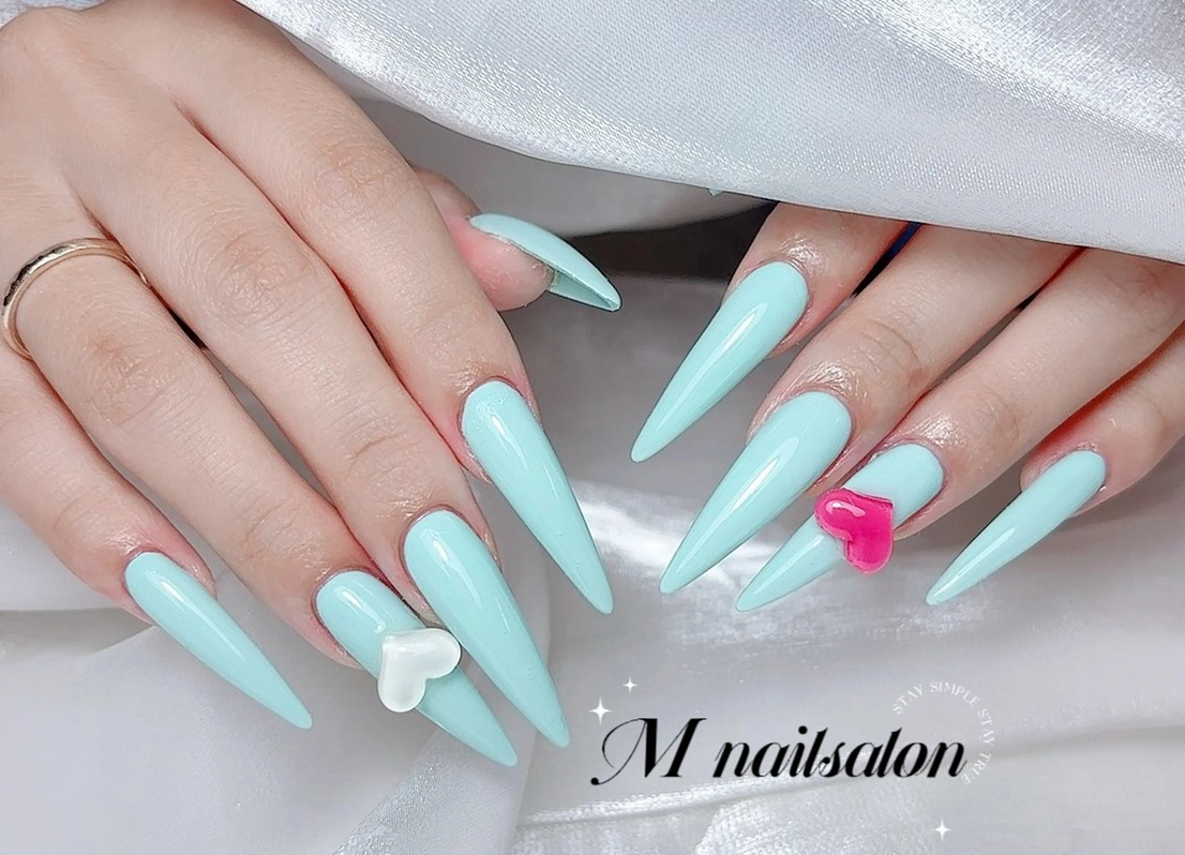 ネイル M🌷nail 長さだし専門店のネイルデザイン