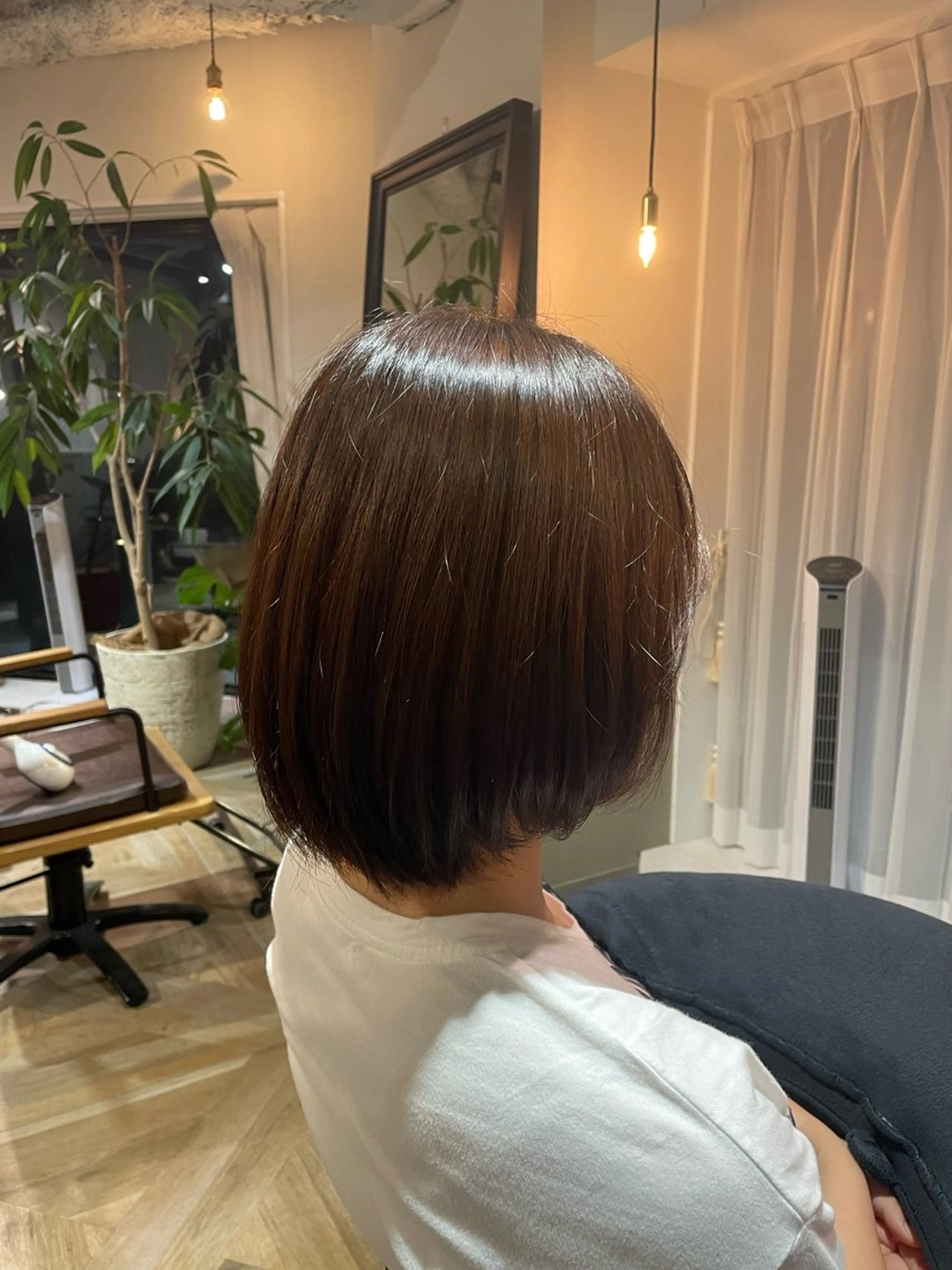 ショート カラー ブラウンカラー ピンクカラー ボブ Once所属・🌐メンズカット 🌐Taketoのヘアスタイル