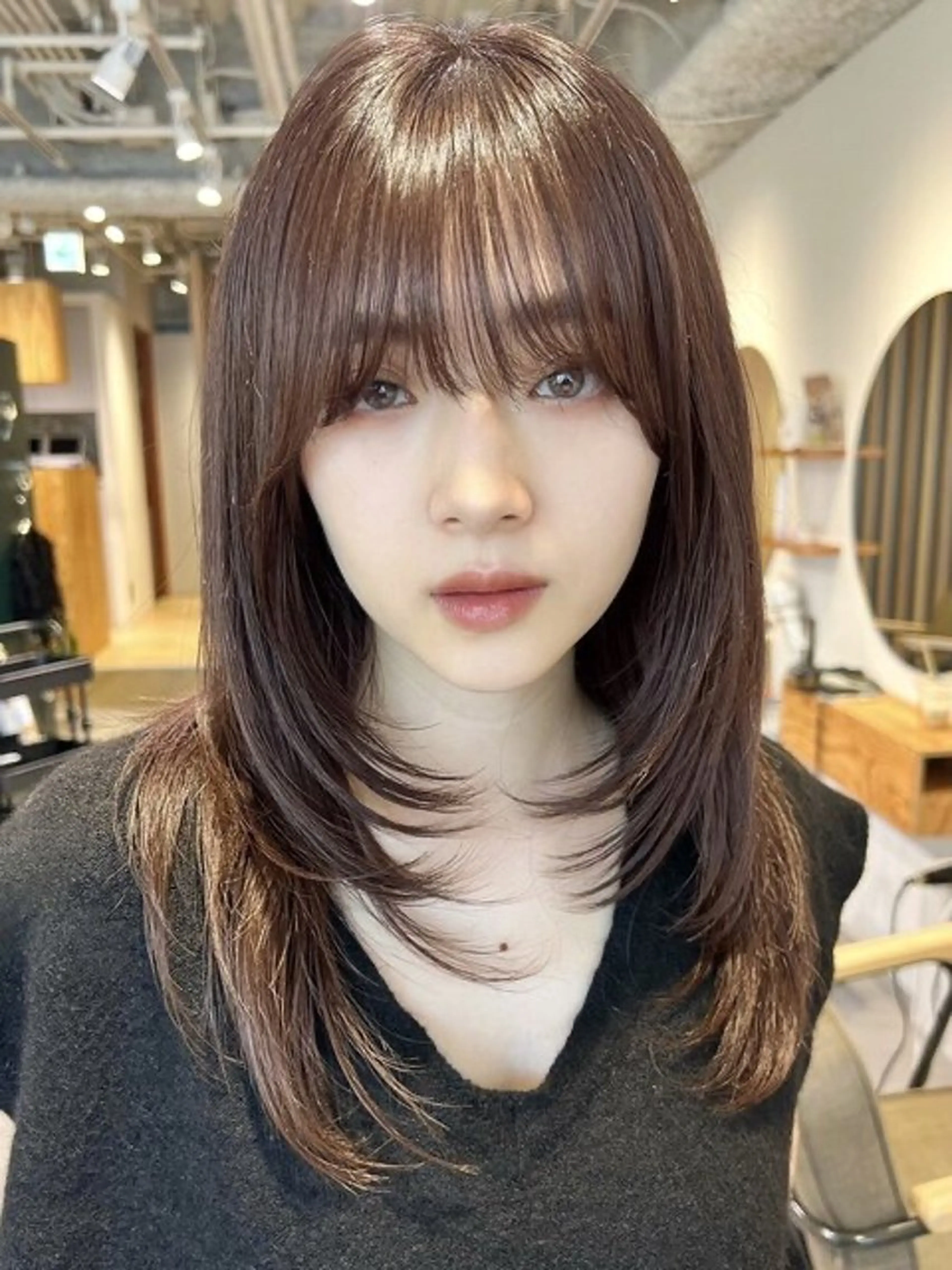 カット＋透明感カラー＋3step トリートメントの写真