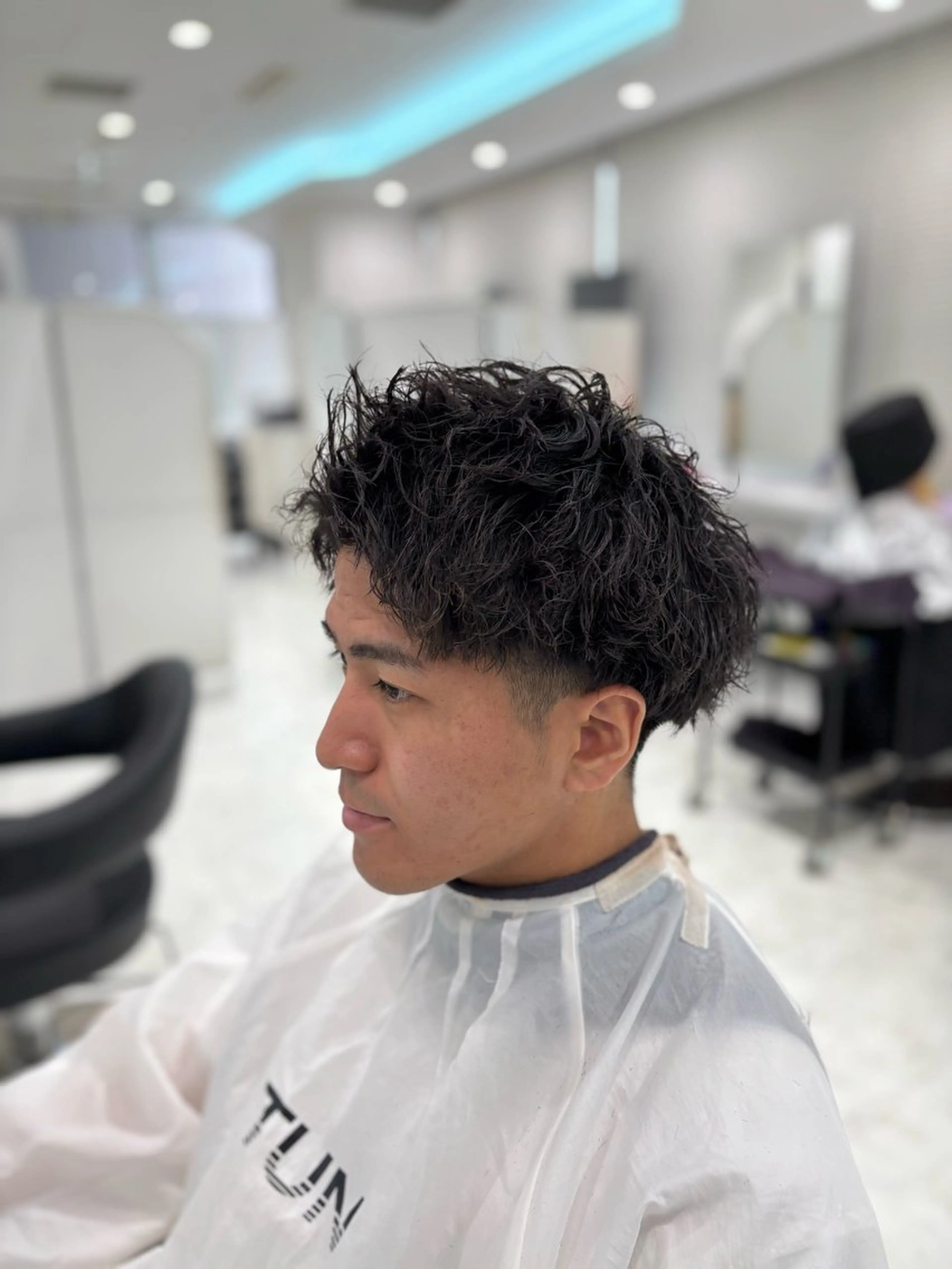 パーマ メンズ カット パーマ 銀座/ショート/ メンズ/HINOKIのヘアスタイル