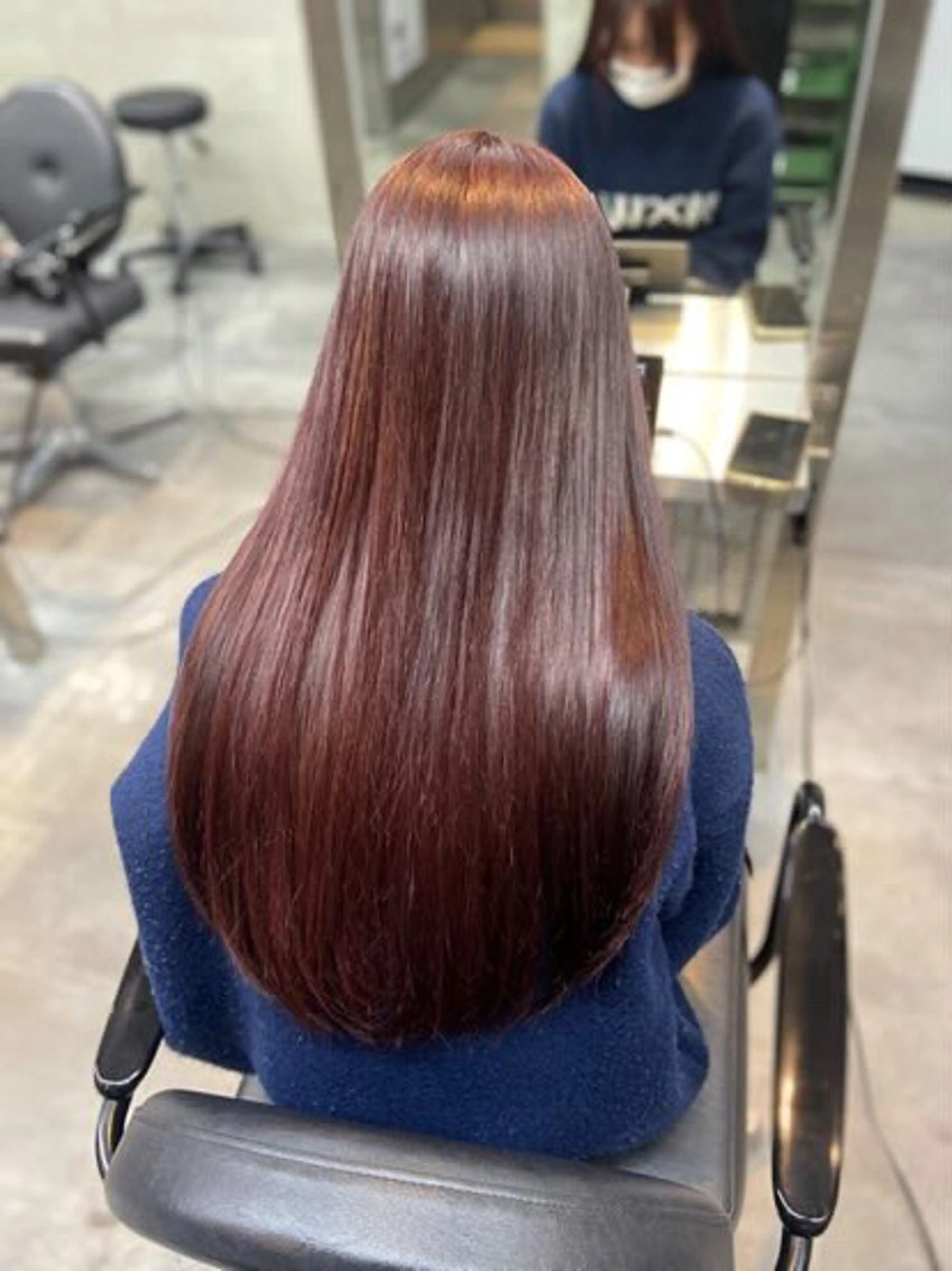 【平日限定🫧 ͛.*】 艶髪カラー + カット + ケアトリートメント🪄➰‪‪⭐️の写真