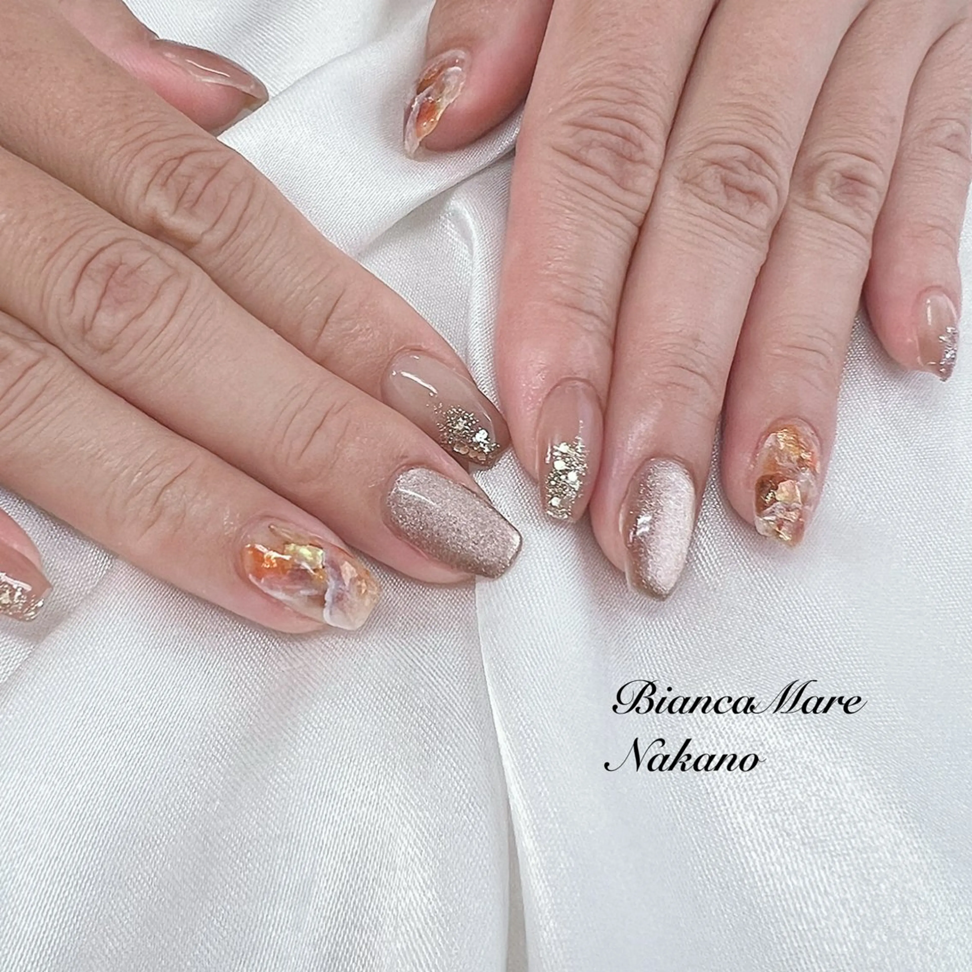 ネイル ハンドネイル カワグチ/ Bianca中野のネイルデザイン