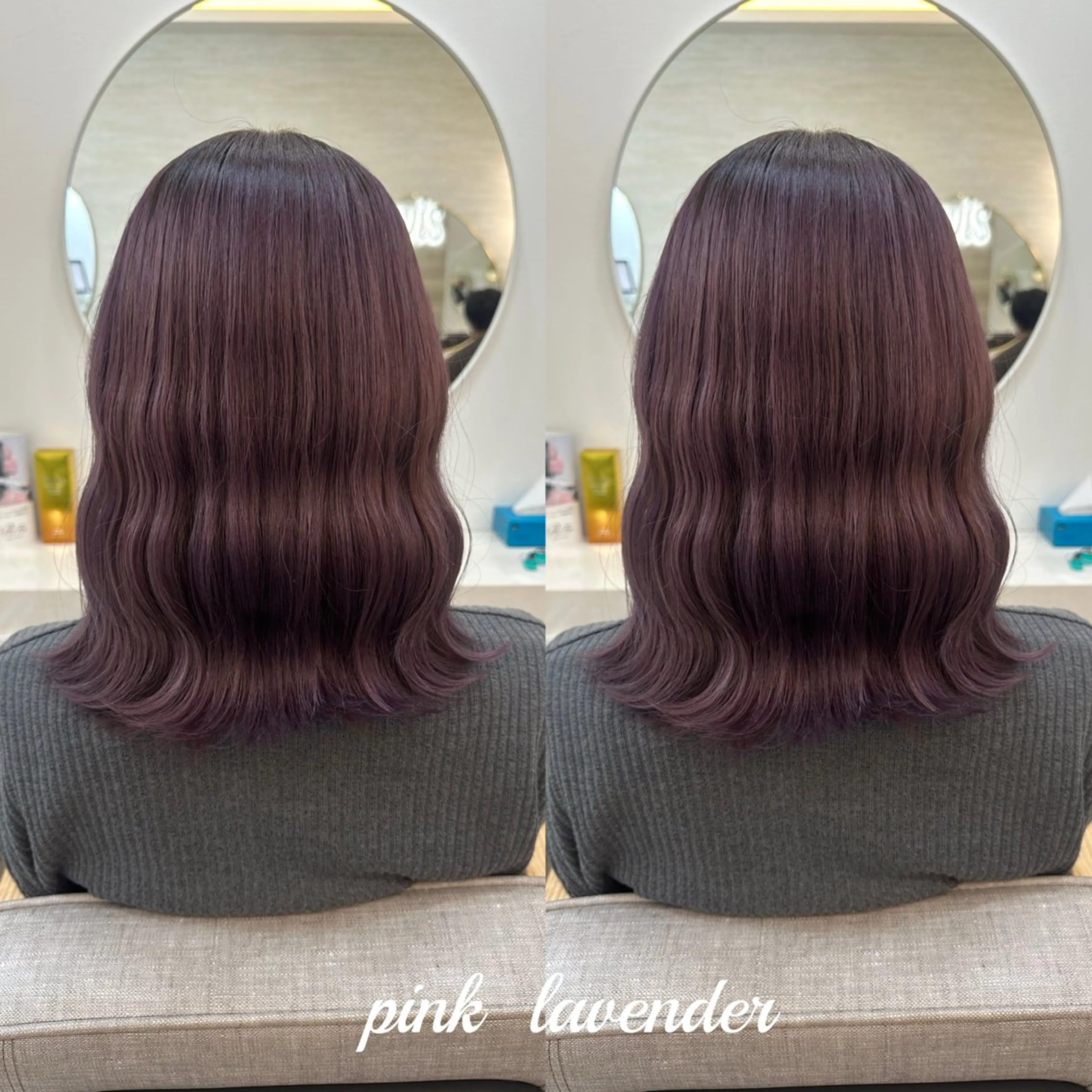 『🐼2.3回目限定🐼』🤍ྀི透明感カラー➕デザインカット➕保湿トリートメント☁️(韓国ヘア)の写真