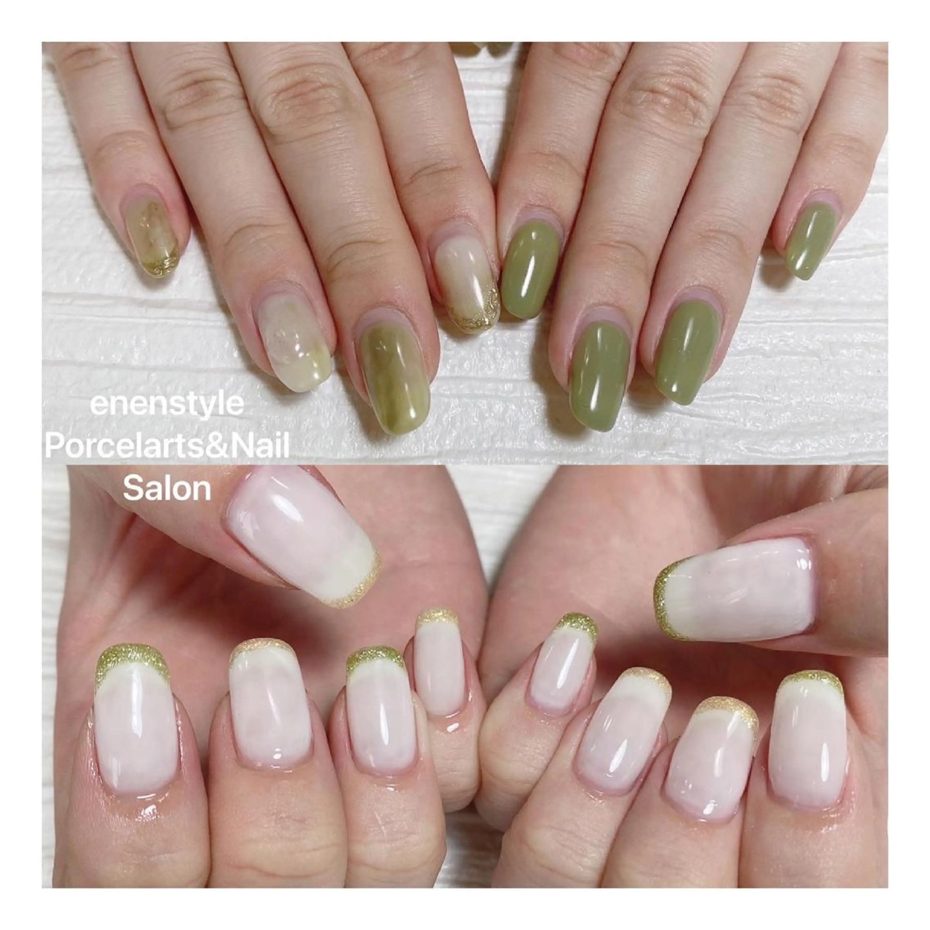 ミディアム ネイル ハンドネイル 👑enen style👑のネイルデザイン