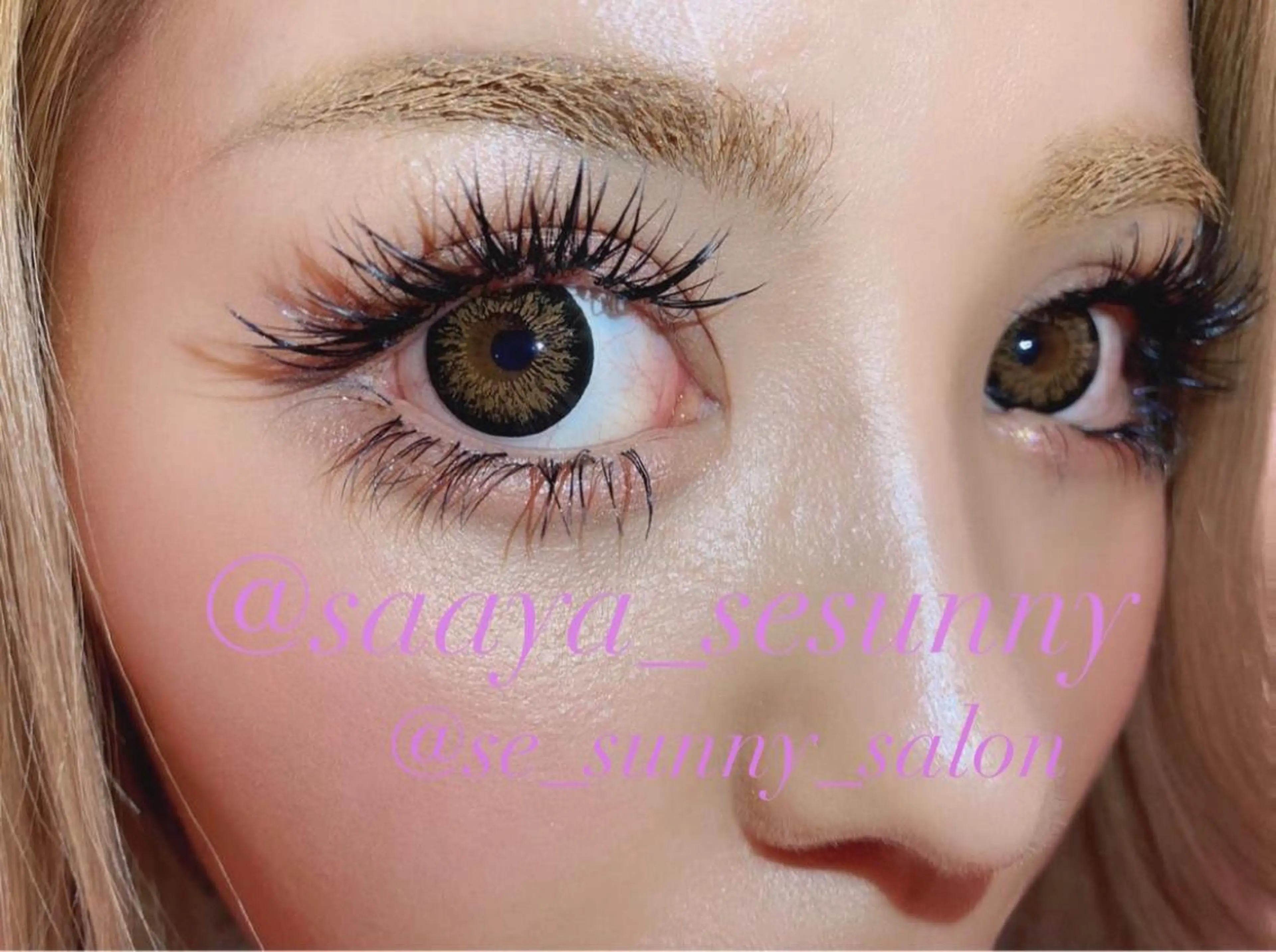 マツエク・マツパ マツエク SESUNNY セサ二ー　SAYAのマツエク・マツパデザイン