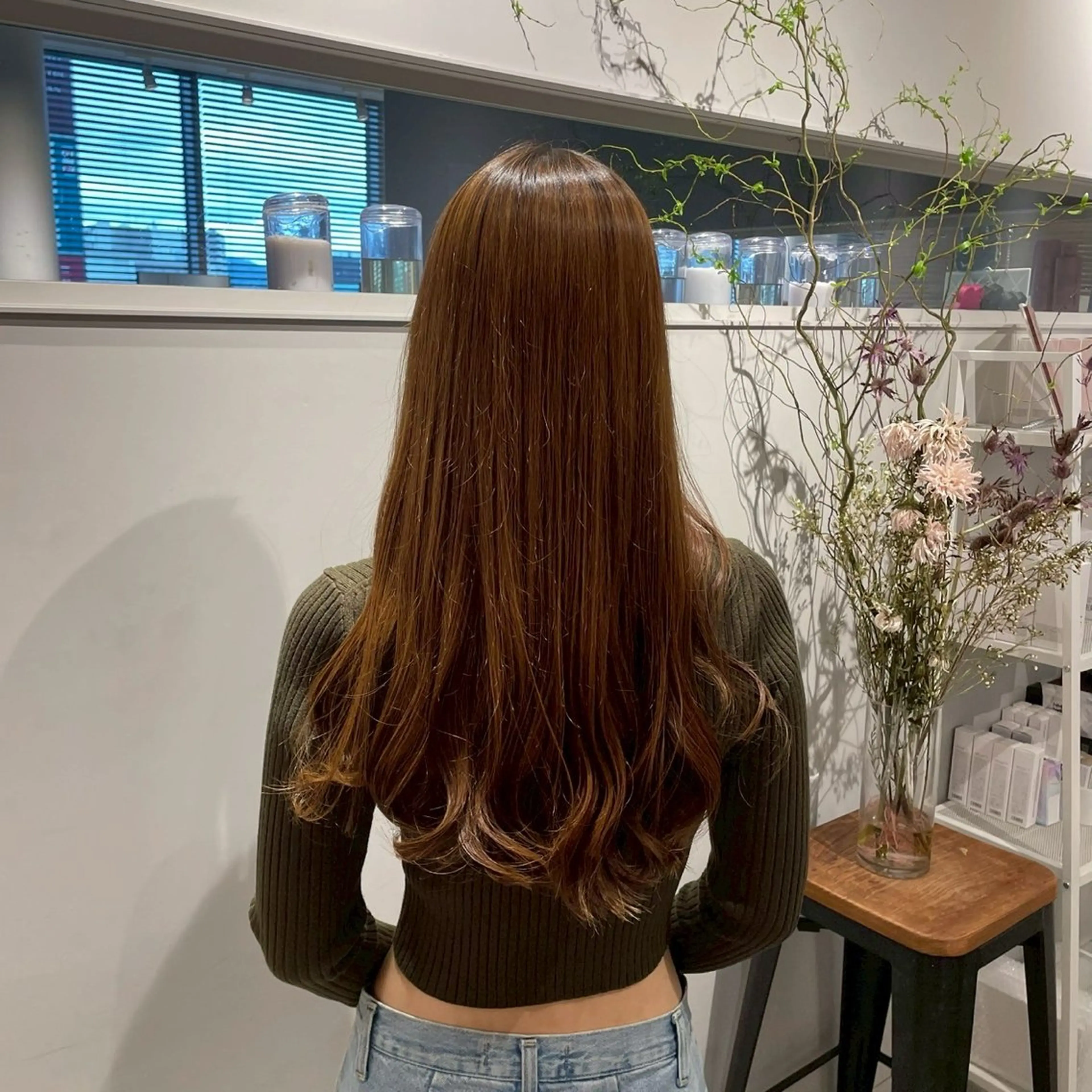 ロング カラー ブラウンカラー S.COEUR×Cu 枚方T-SITE店所属・枚方/ブリーチモデル /パーマモデル募集のヘアスタイル