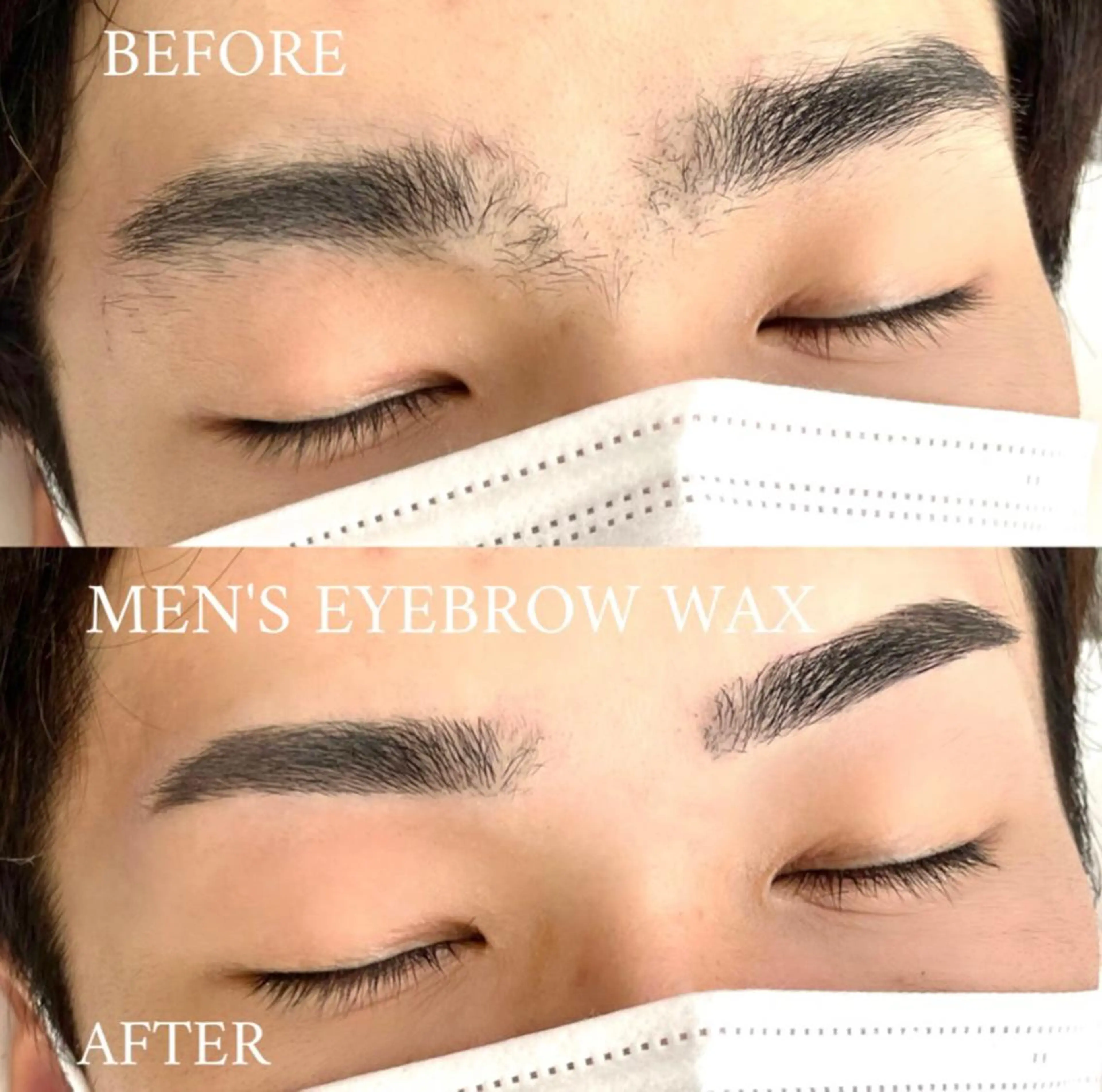 メンズ マツエク・マツパ アイブロウ メンズアイブロウ 眉毛ワックス脱毛 Le'afirst 大阪梅田所属・Le'a first ‎🤍店長yuukaのマツエク・マツパデザイン