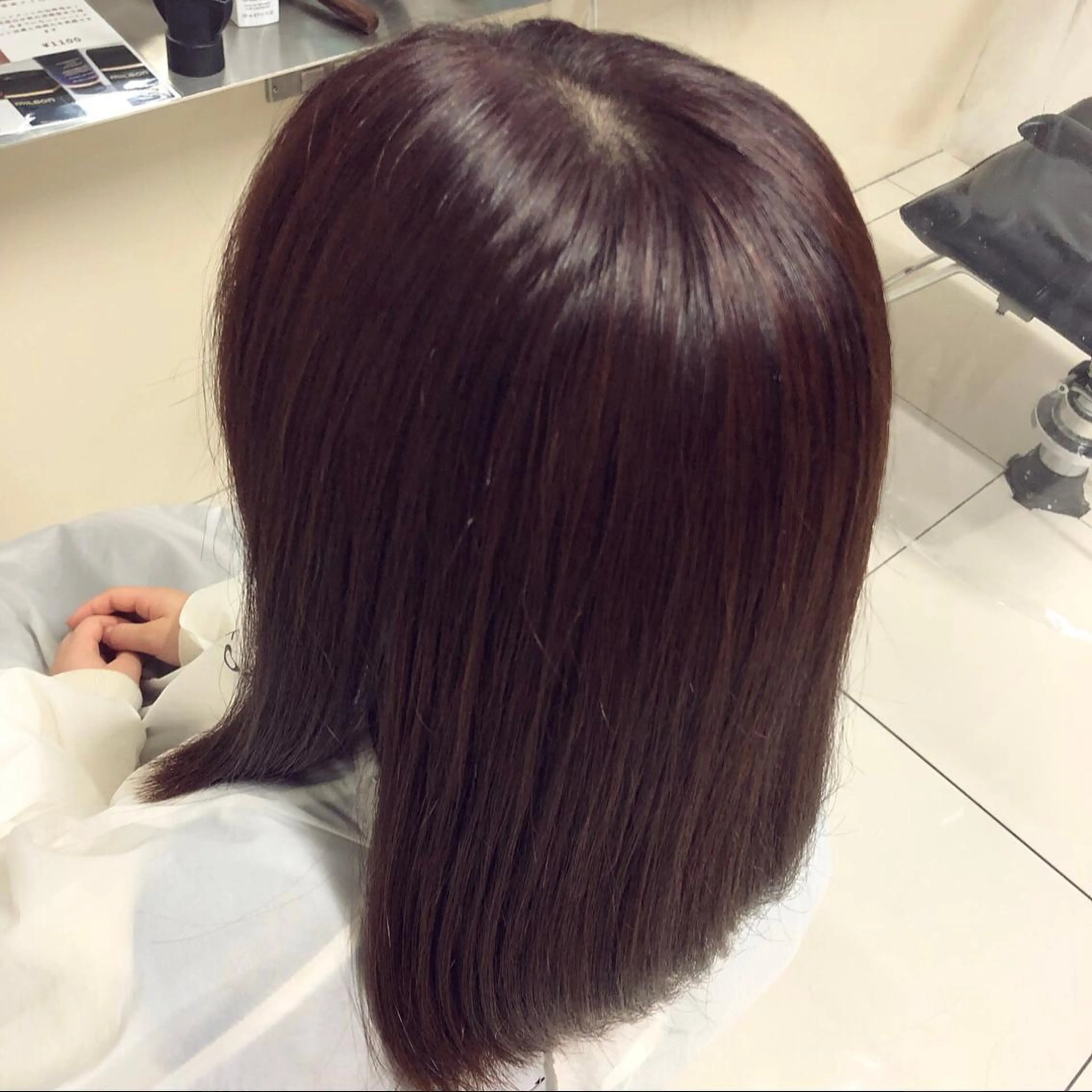 セミロング カラー まつ毛/アイブロウ /髪質改善カラーのヘアスタイル