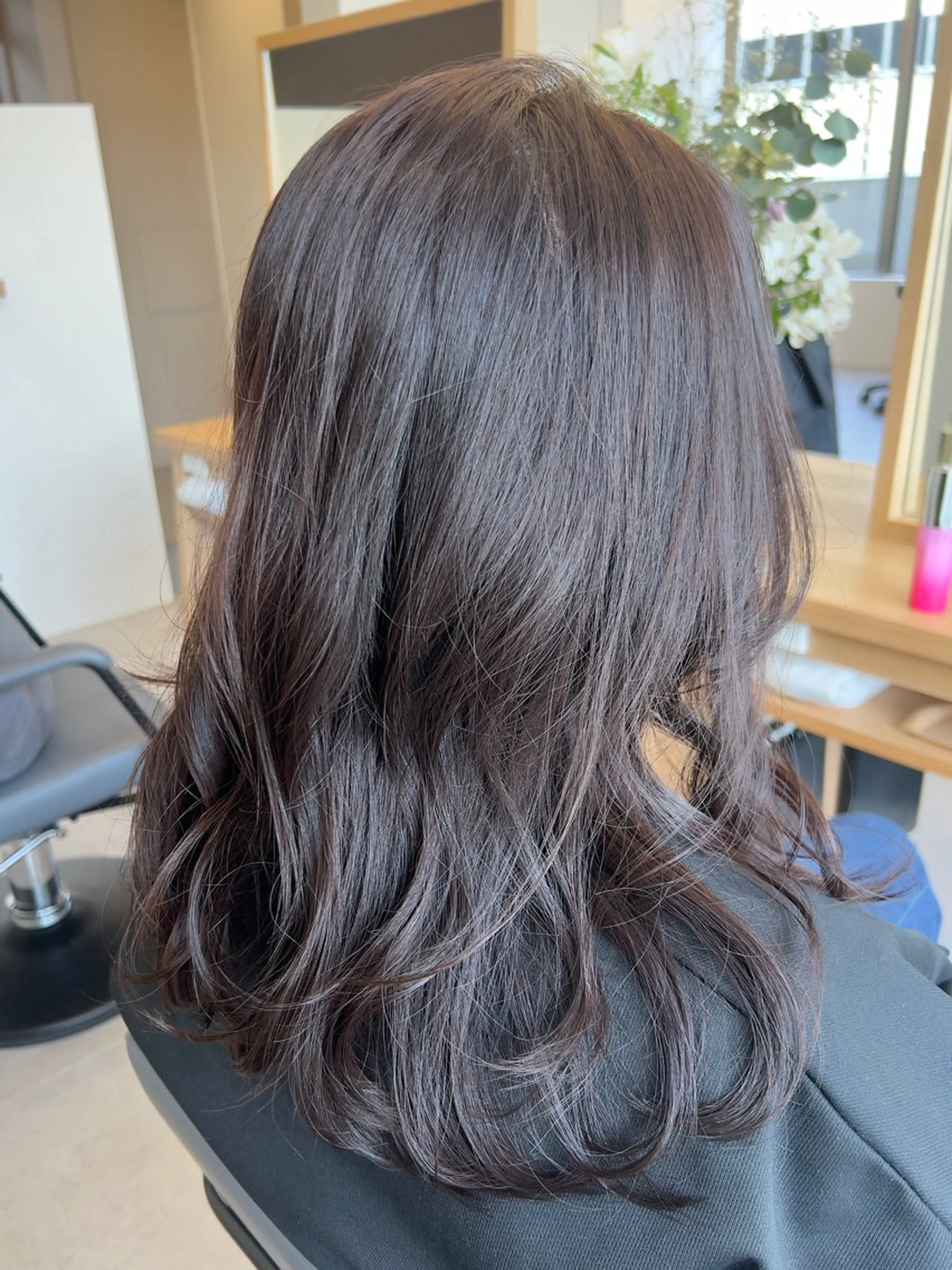 ミディアム カット ヘアカラー トリートメント タナカ マヤ/金沢八景のヘアスタイル