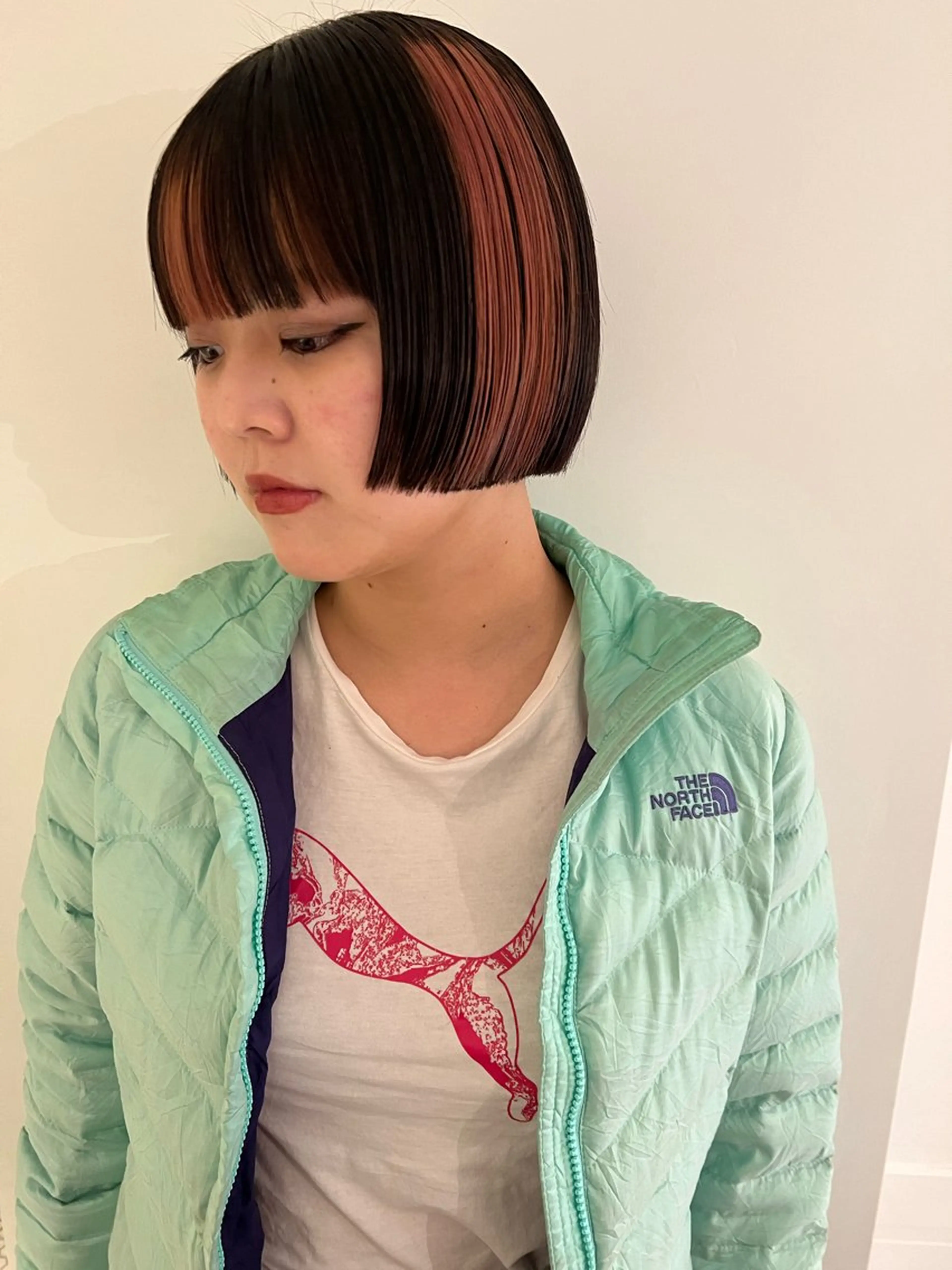 カラー カット ヘアカラー ブリーチカラー🎀 韓国風/寺門美優のヘアスタイル