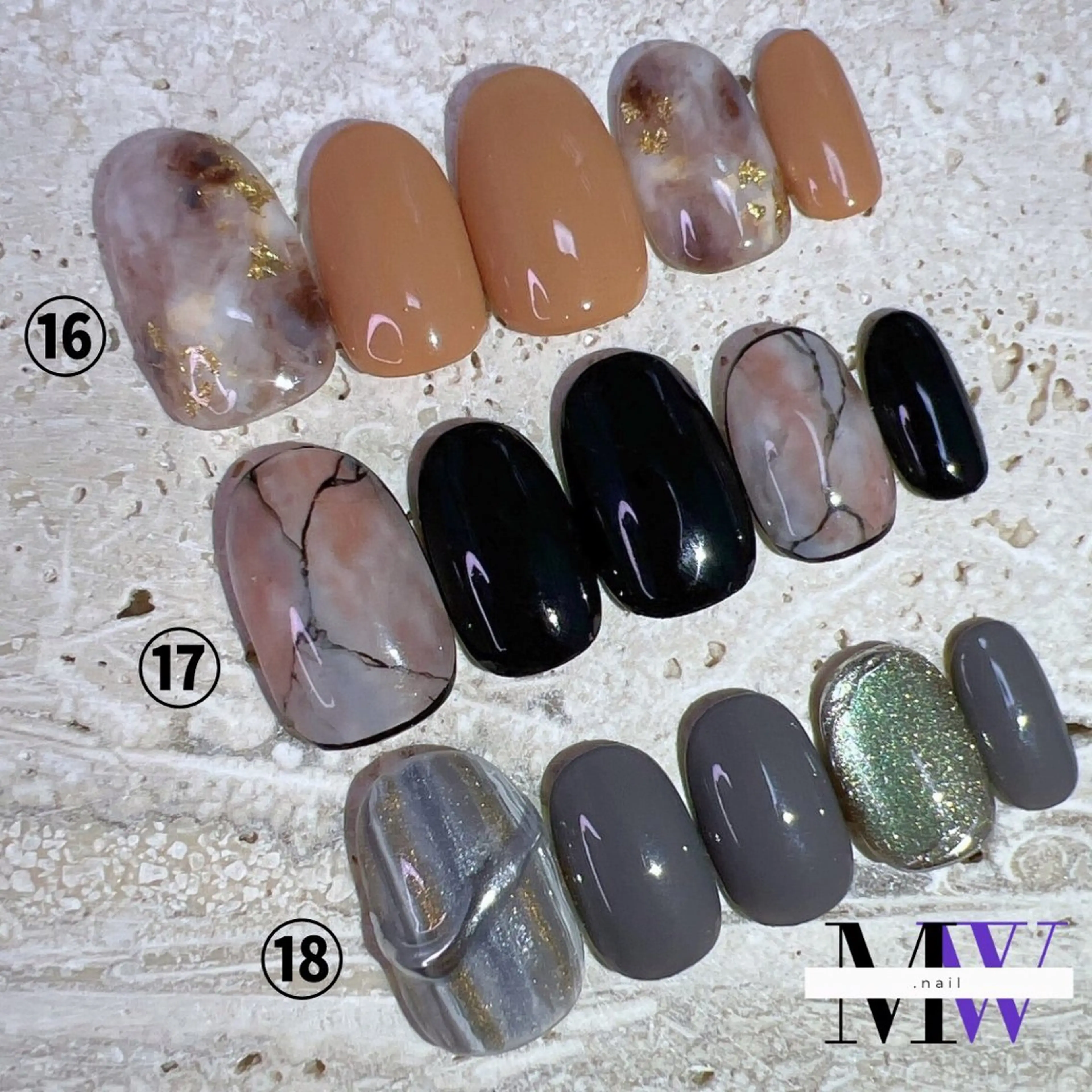 ネイル アートネイル ハンドネイル MW .nailのネイルデザイン