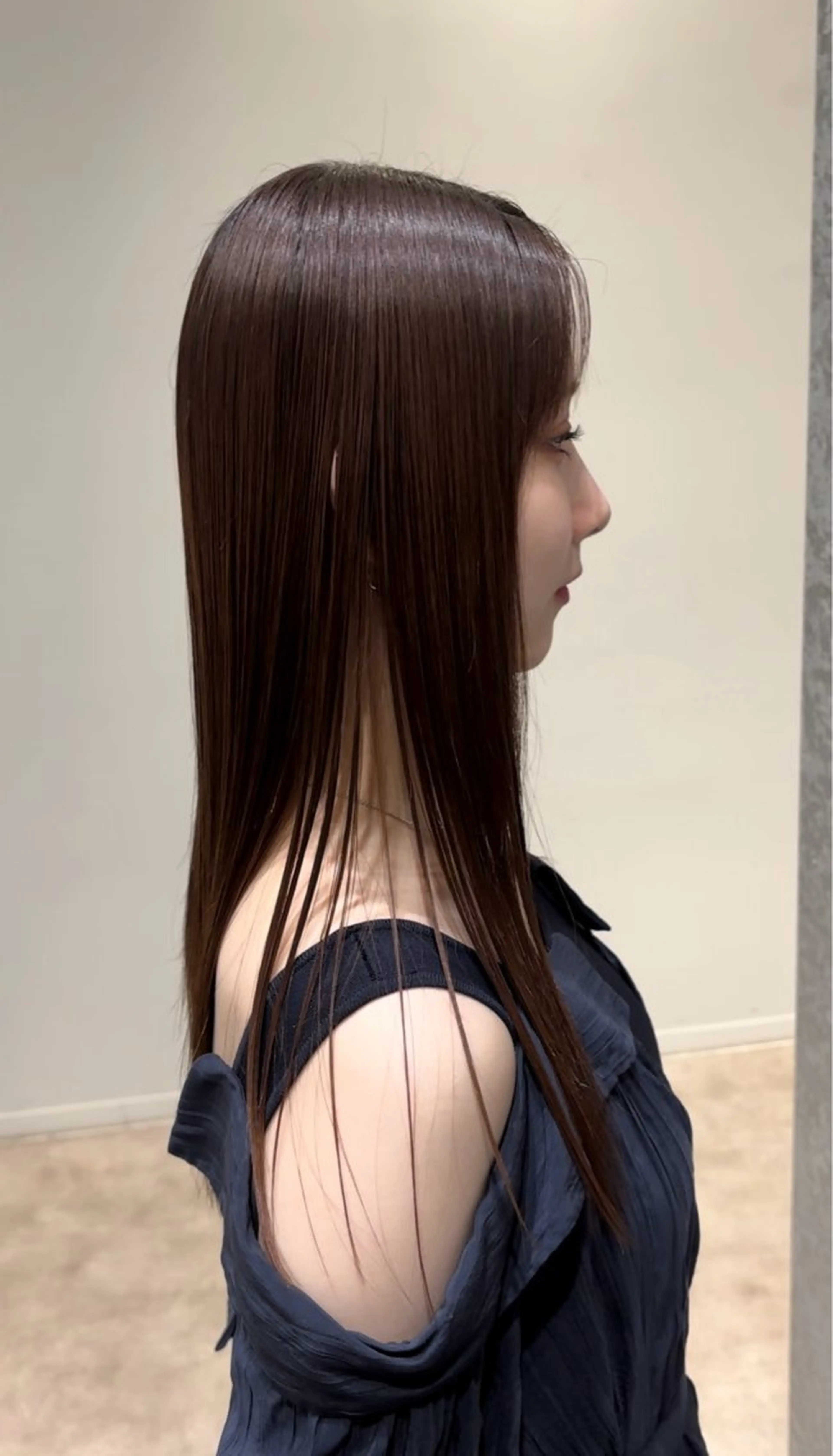 セミロング 髪質改善 トリートメント トリートメント ヘッドスパ 髪質改善ヘアケア 艶髪特化/上田のヘアスタイル