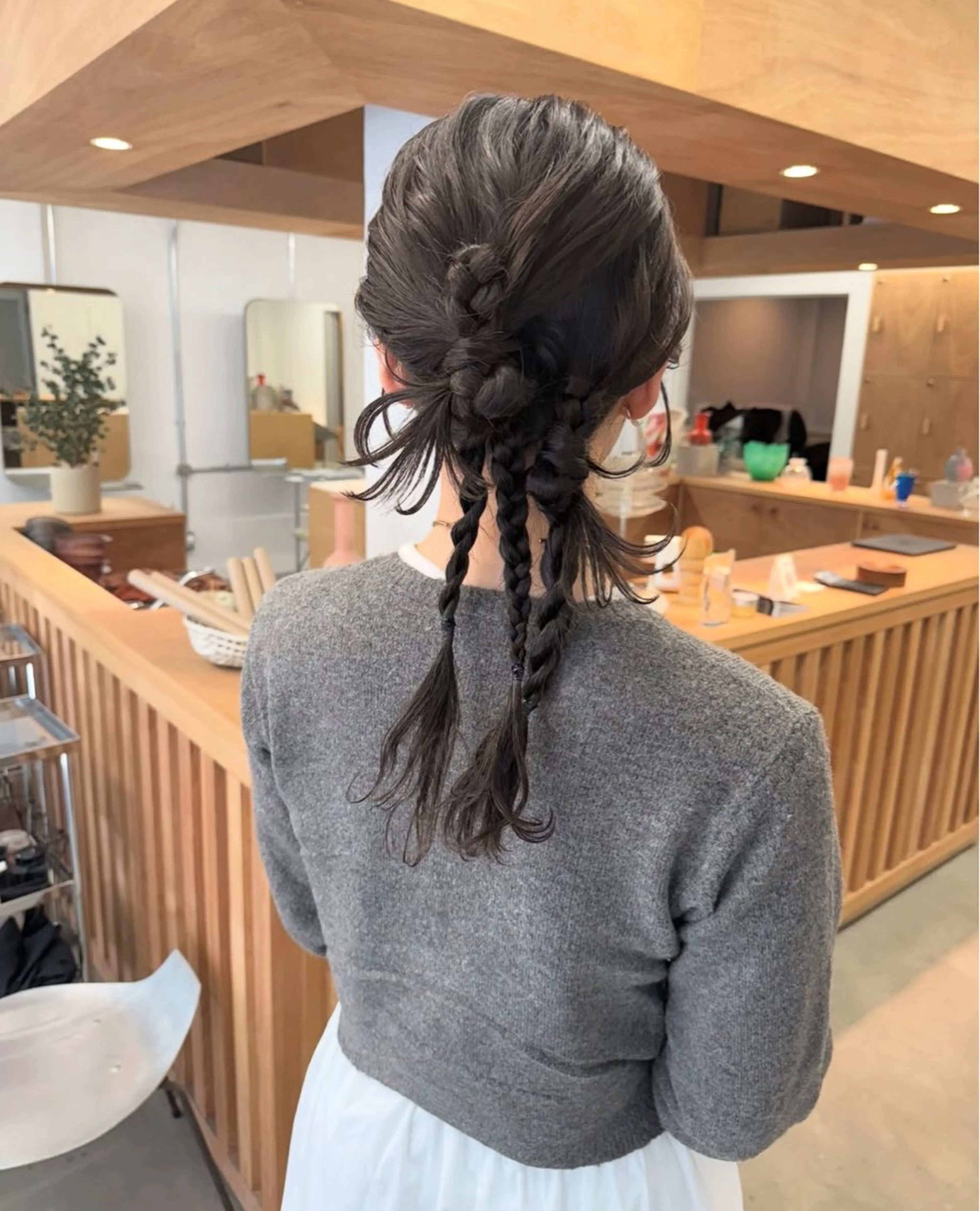 ミディアム カラー ヘアアレンジ 坂本 圭太朗のヘアスタイル