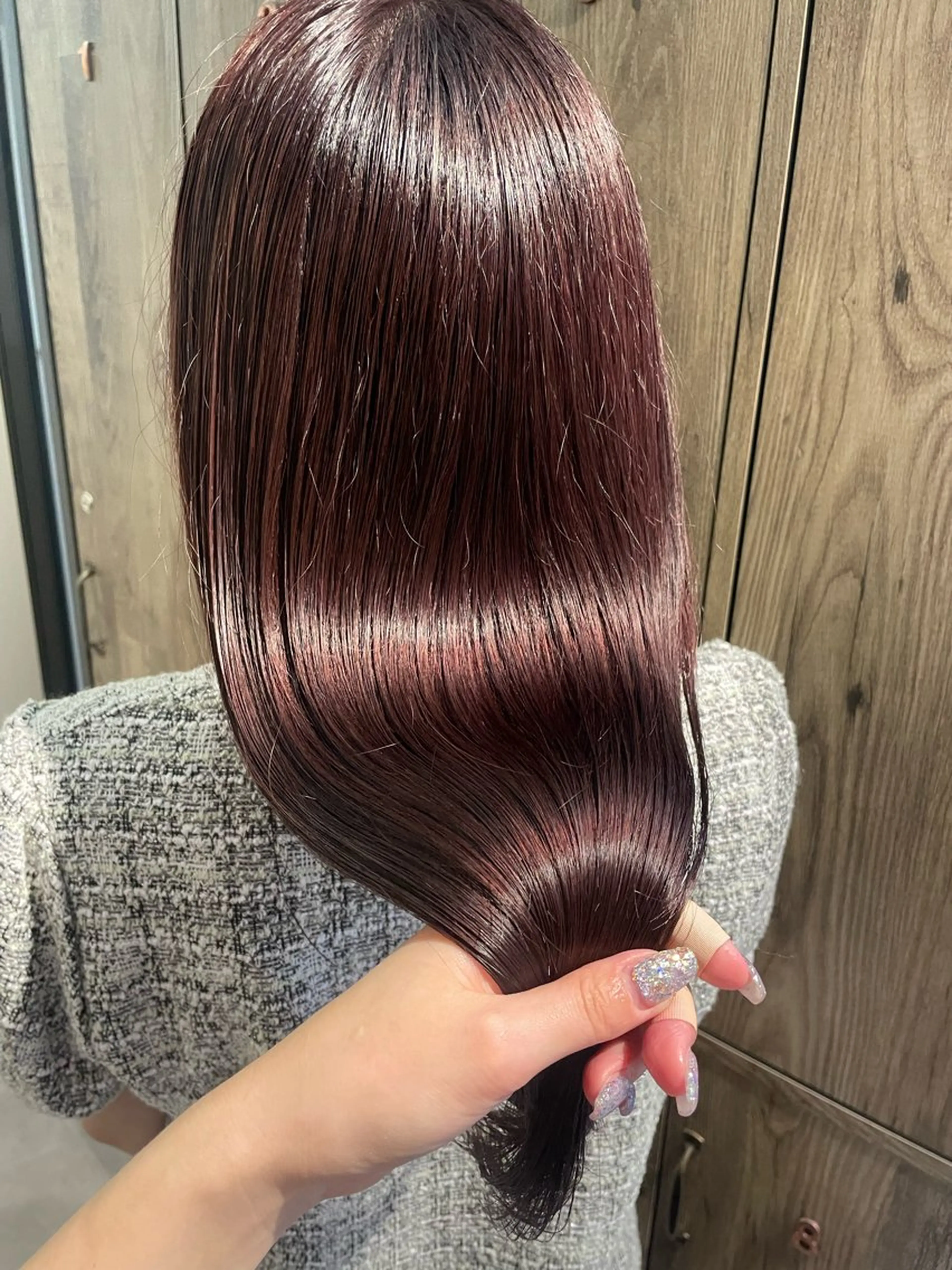 ロング ヘアカラー トリートメント 原 麻耶のヘアスタイル