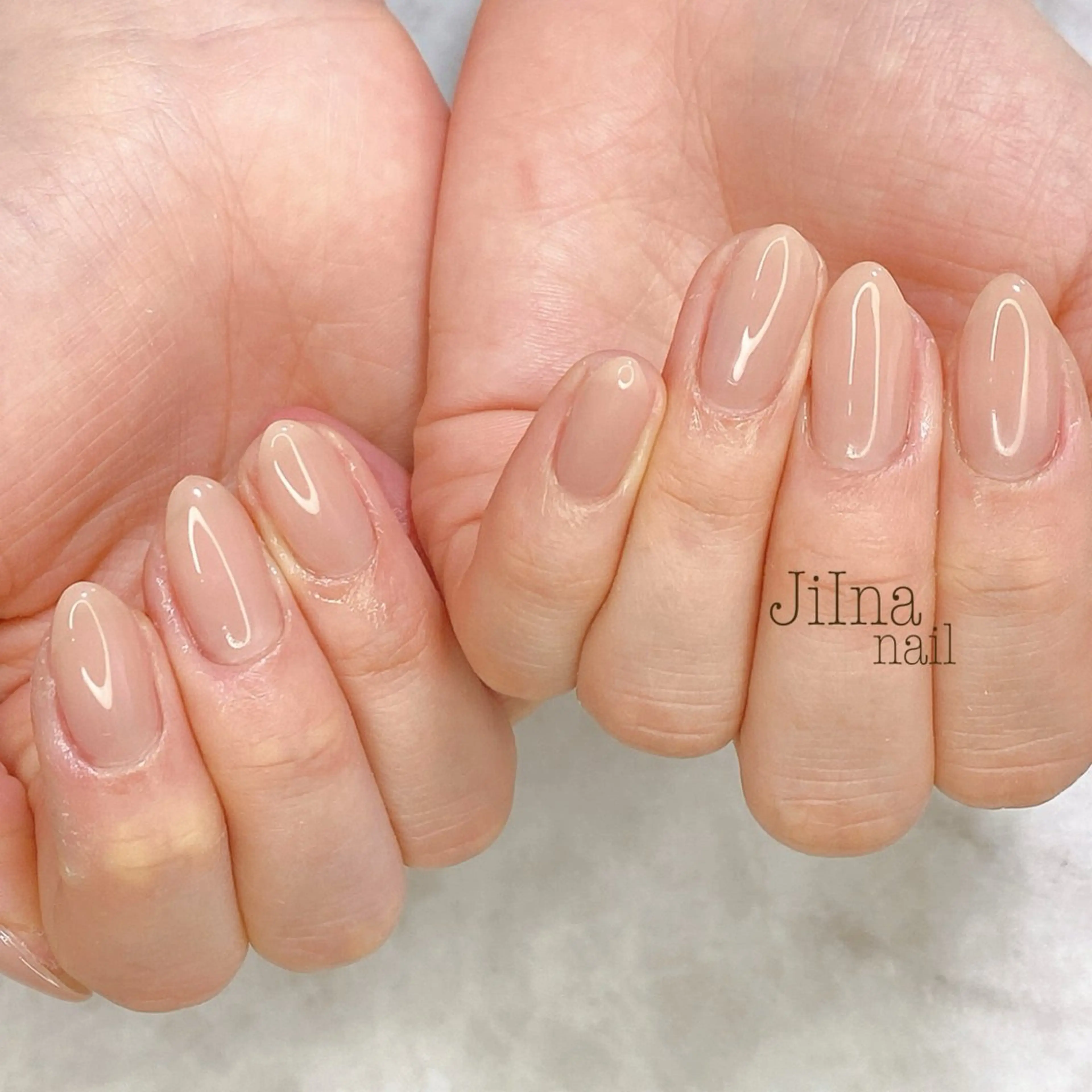 ネイル ワンカラーネイル JiIna nailのネイルデザイン
