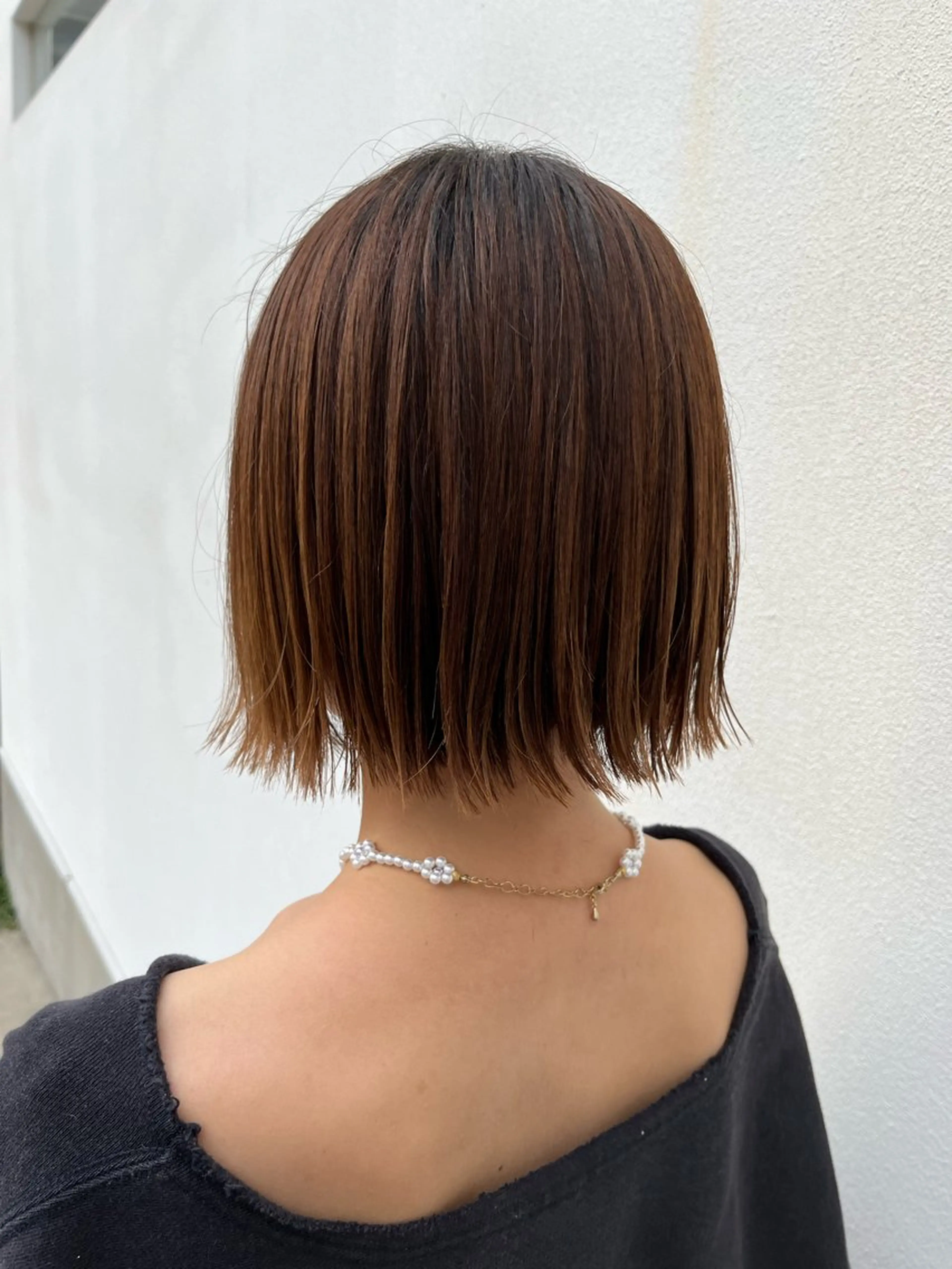 ショート ボブ 外ハネヘア 松岡 アユミ  berryのマツエク・マツパデザイン