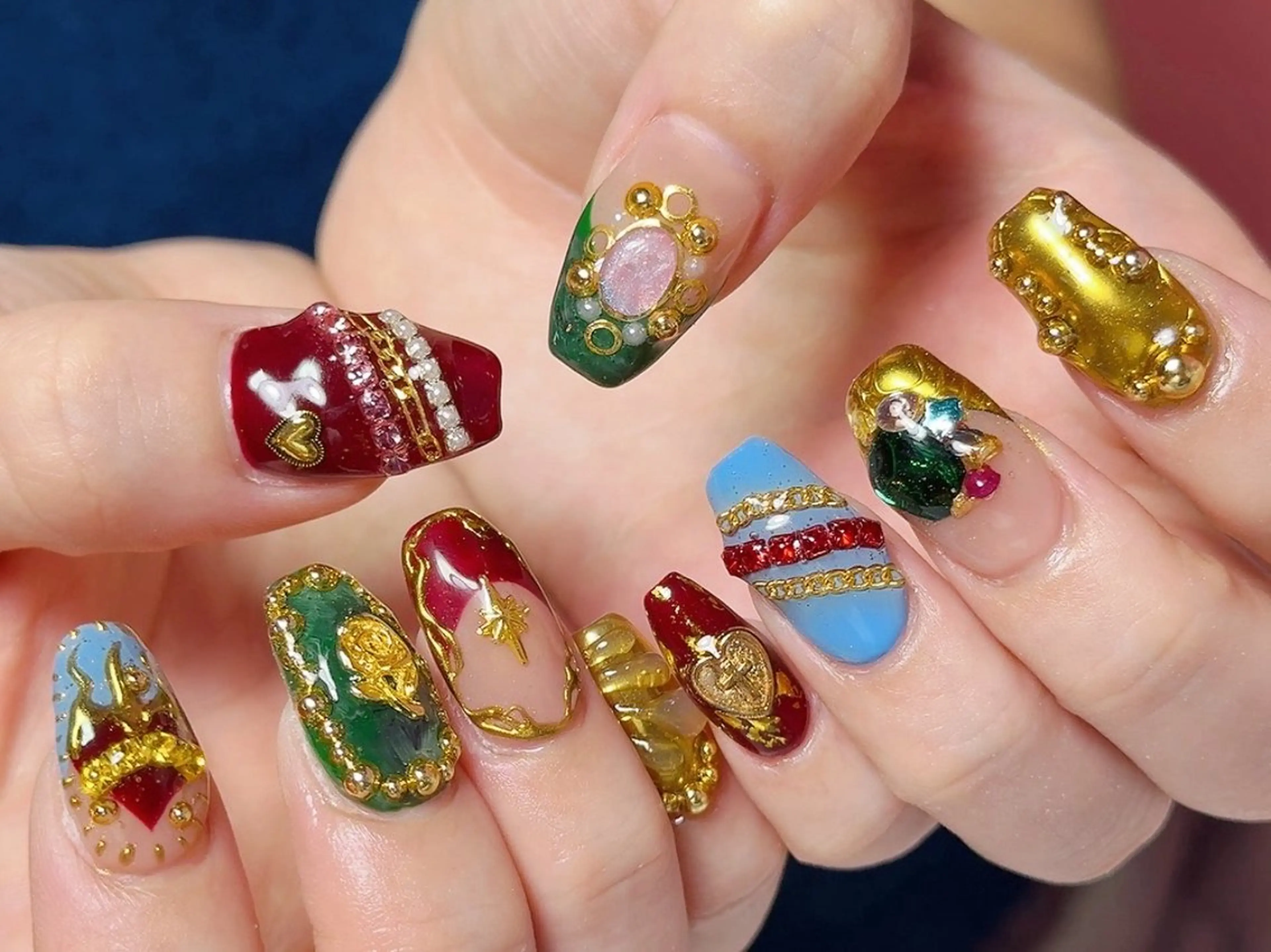 ネイル ハンドネイル Nail Atelier IamI所属・アイアムアイ 大村磨衣のネイルデザイン