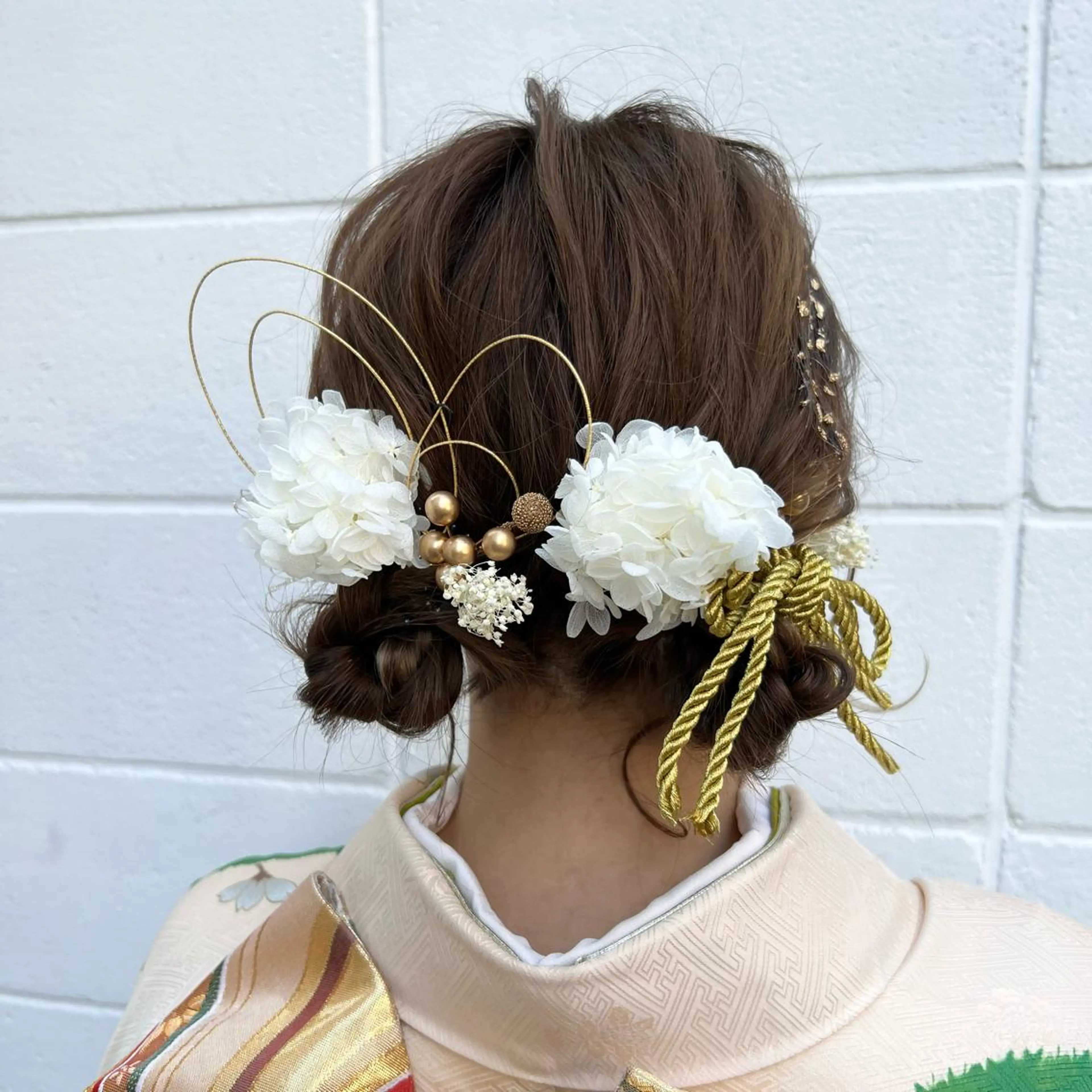 ヘアアレンジ 成人式 ヘアセット インナーカラー♡ Nanakoのヘアスタイル