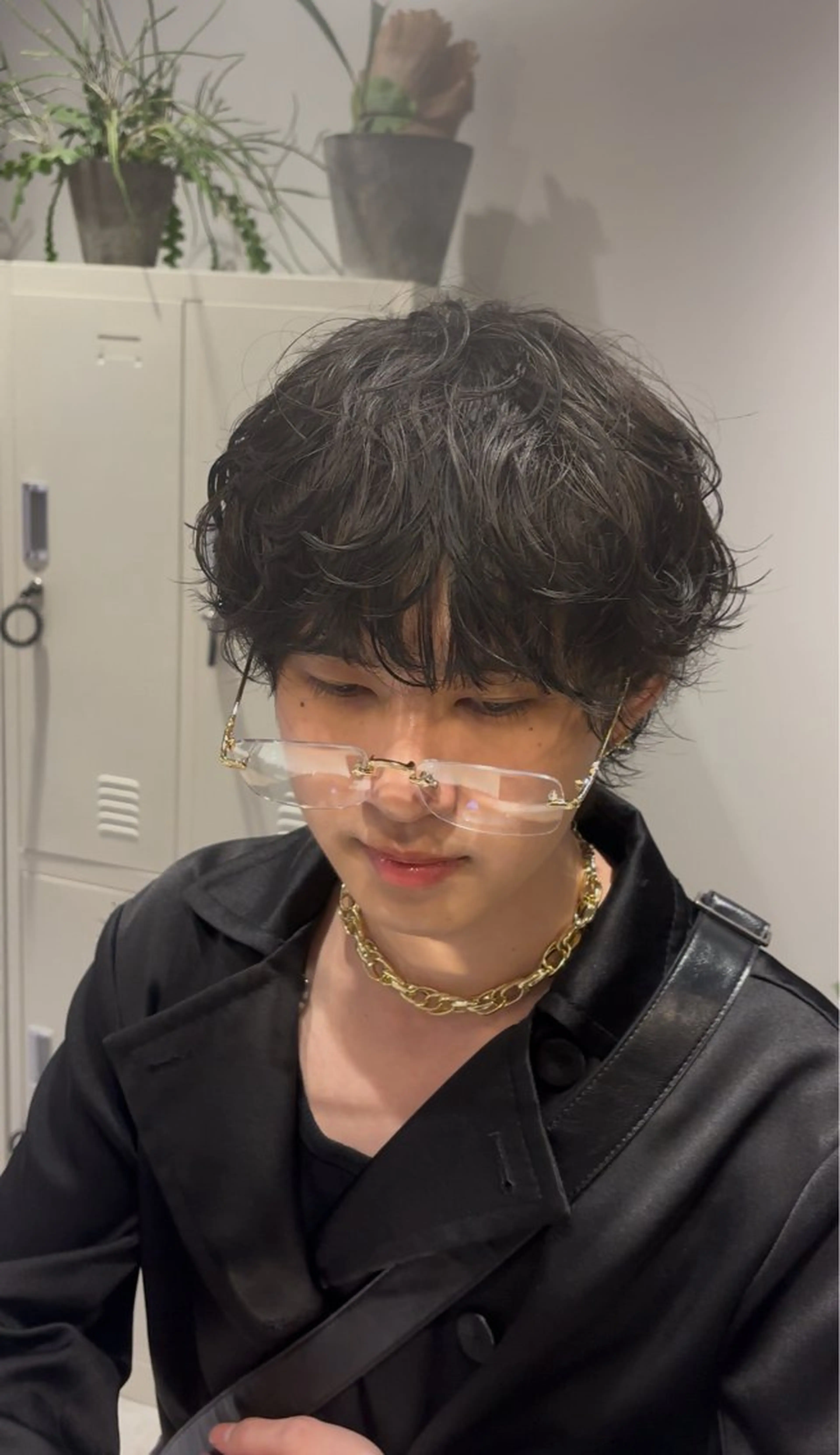 ショート パーマ メンズ 似合わせ✨ 叶夢のヘアスタイル