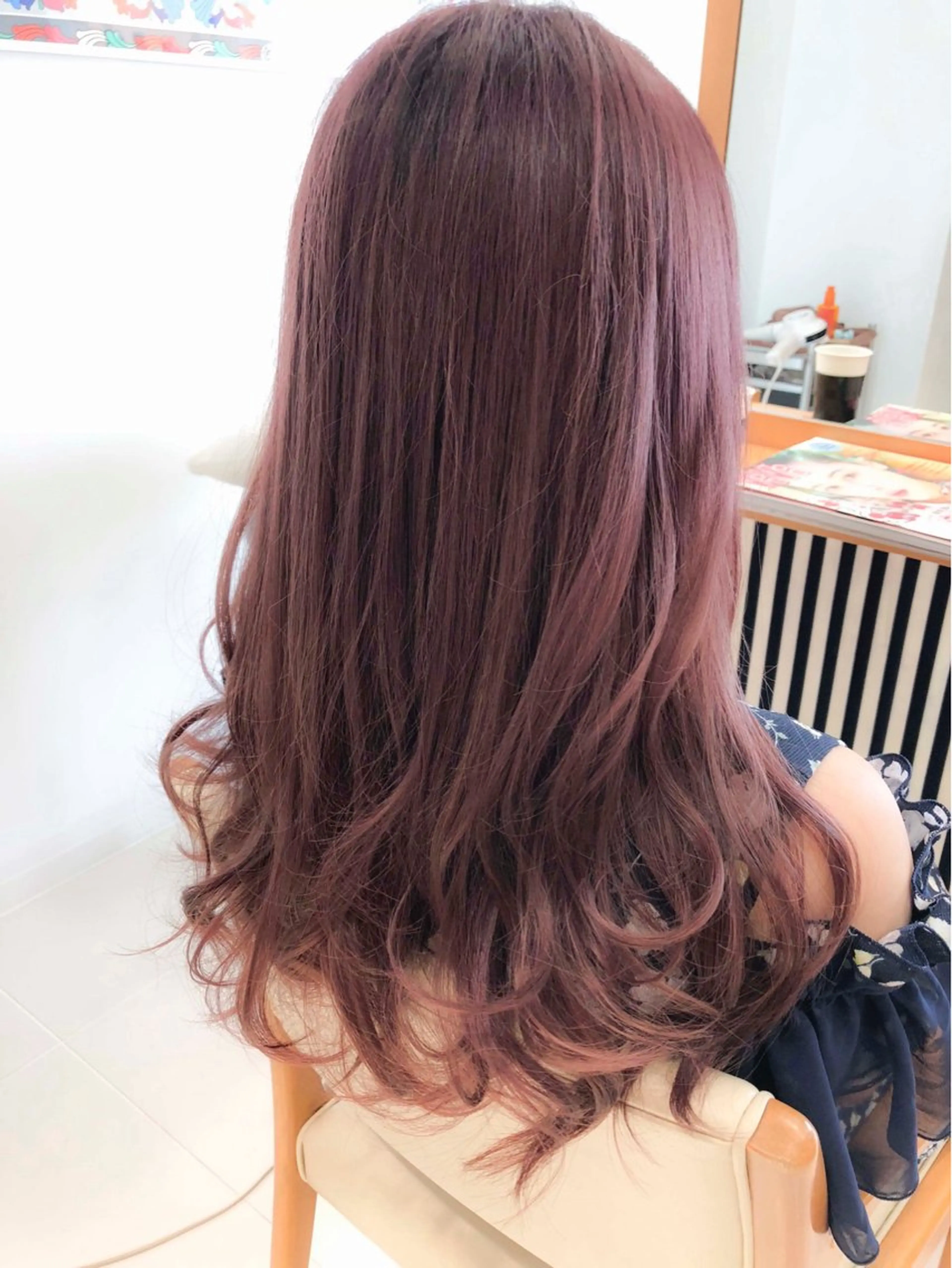ロング カラー 𝐑𝐈𝐍𝐊𝐀 🐷🖤のヘアスタイル