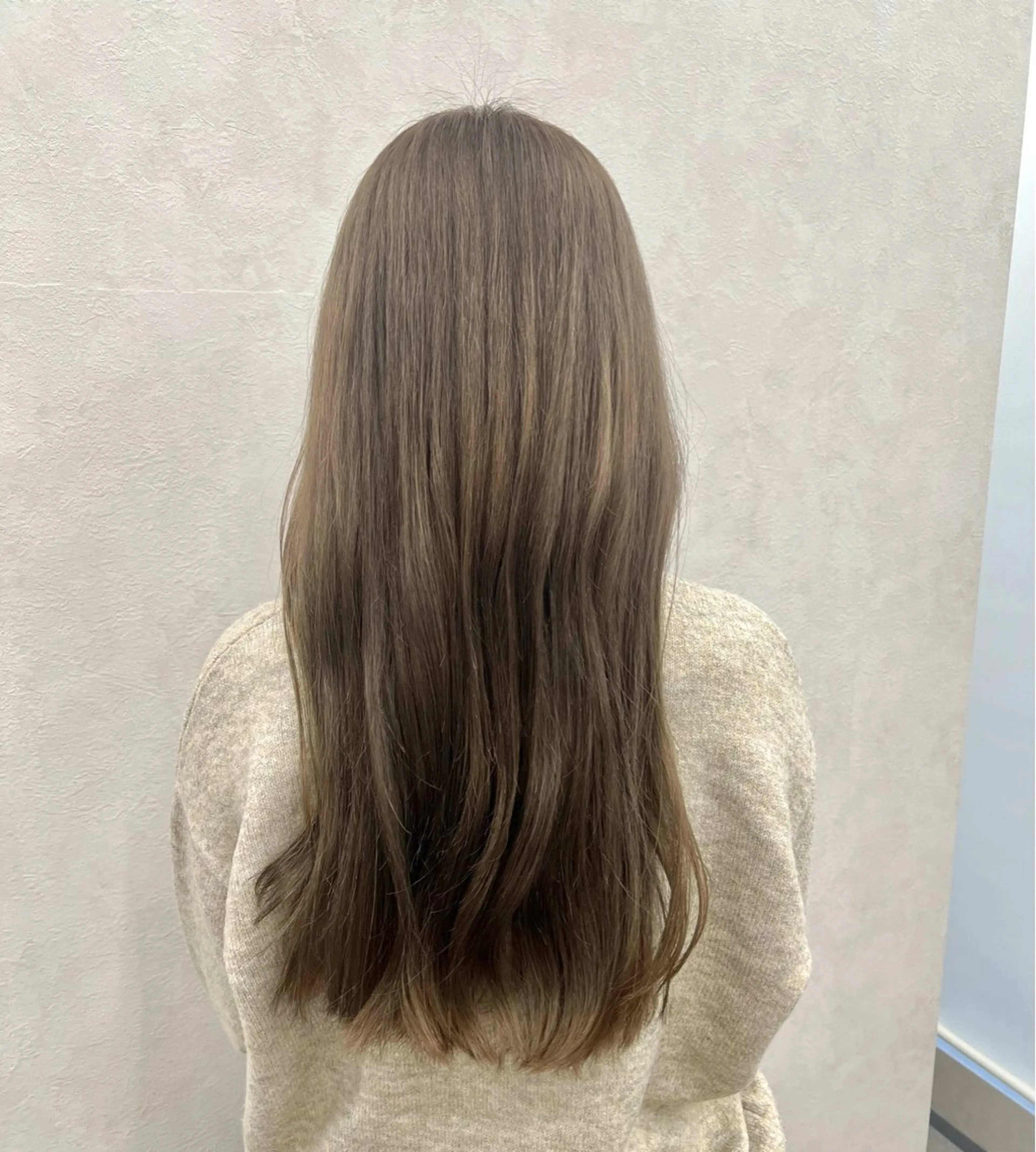 ロング カット ヘアカラー トリートメント 艶ボブ🤎暖色カラー 縮毛矯正/メンズ💈のヘアスタイル
