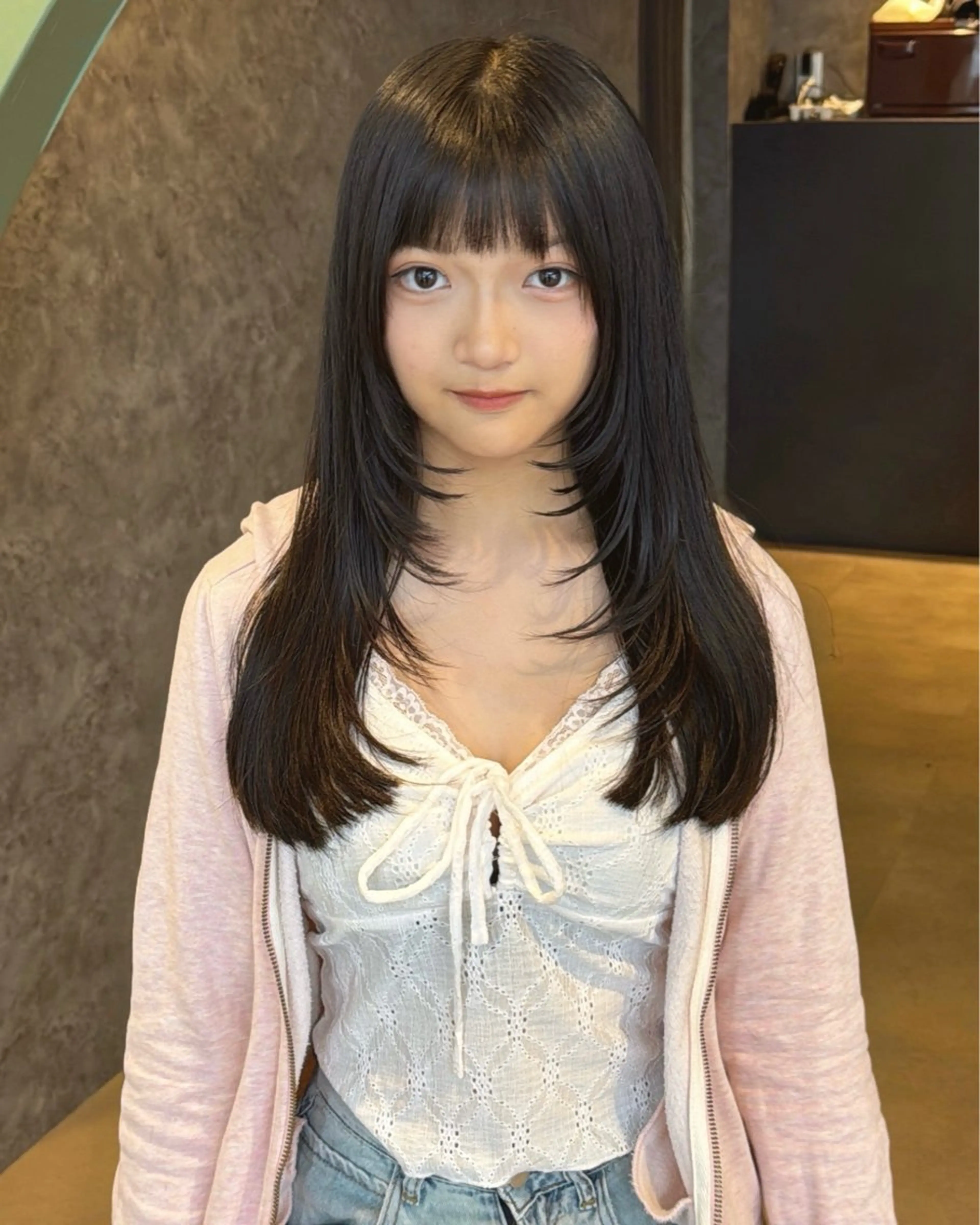 ロング カラー ヘアカラー トリートメント MISATO THIRD SHOPのヘアスタイル