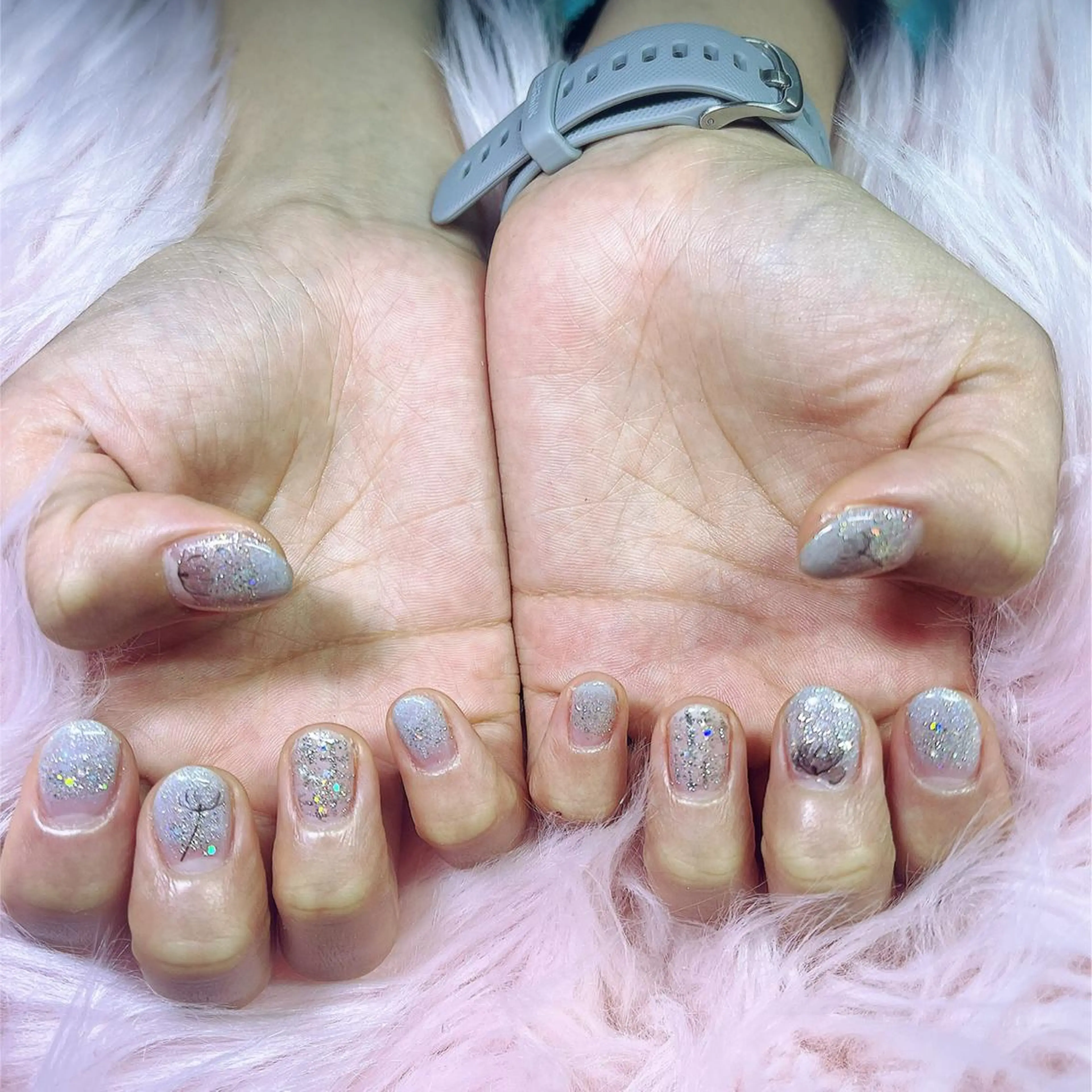 ネイル フラワーネイル ネイルサロンキュアイスト所属・キュアイスト アコパラジェル調布のネイルデザイン