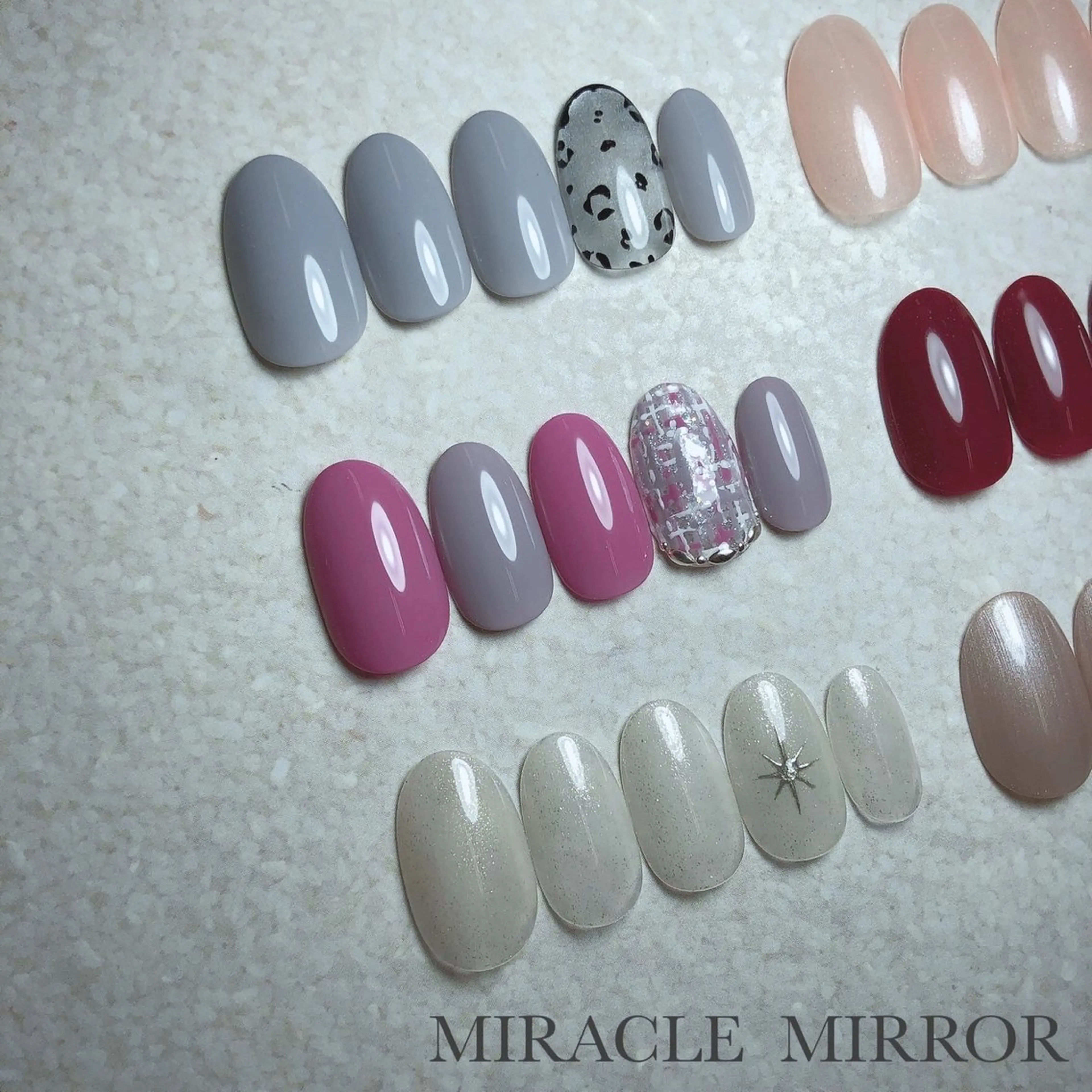 ネイル ミラクルミラー 町野のネイルデザイン