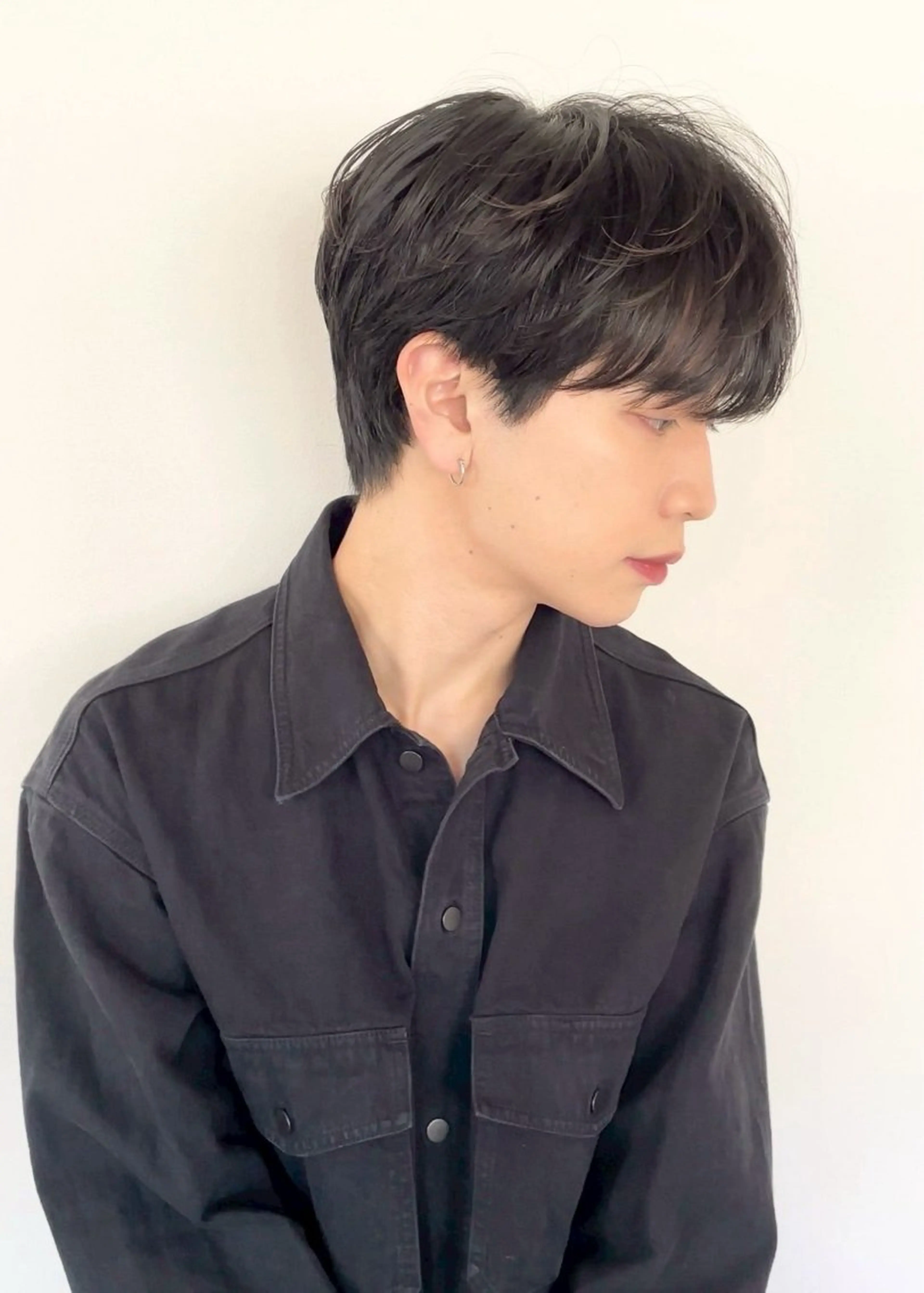 メンズ 透明感カラー ふうか　渋谷のヘアスタイル