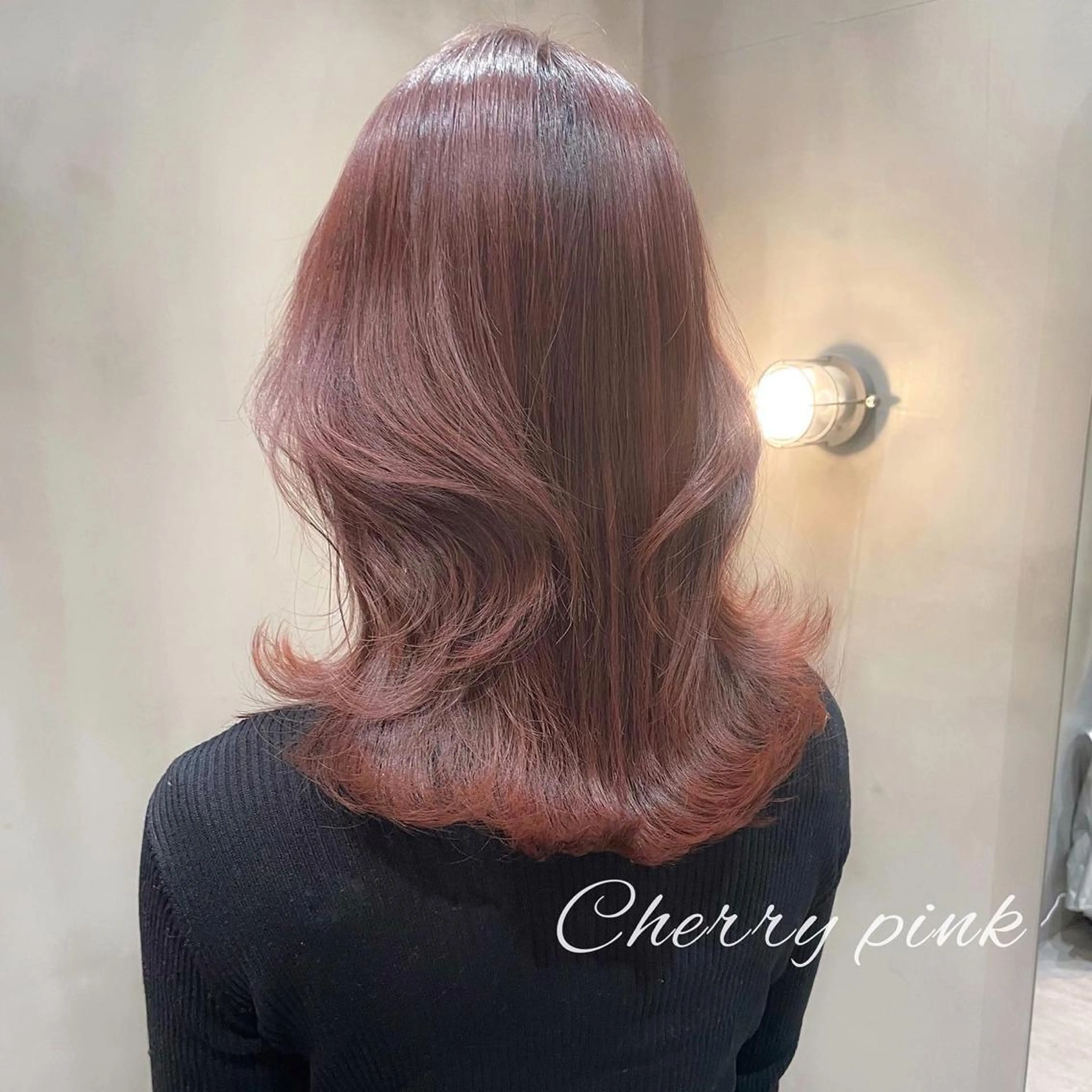 ミディアム くびれヘア 韓国風ヘア LOMA🇰🇷 銀座クボタのヘアスタイル