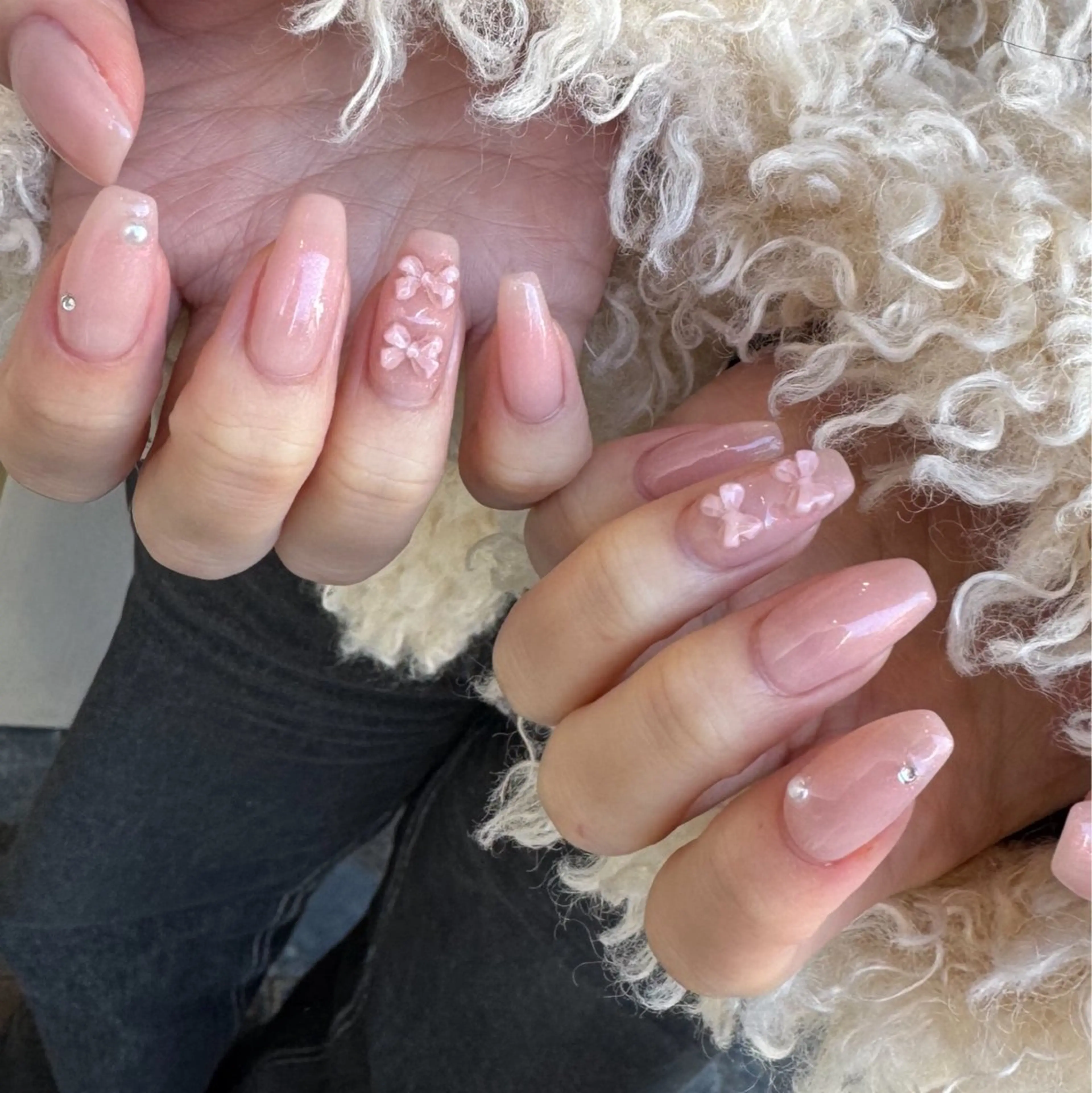 🎀【ワンカラー】🎀《HAND》 フィルイン施術〔オフ無90分/オフ有120分･初回他店オフ無料〕の写真