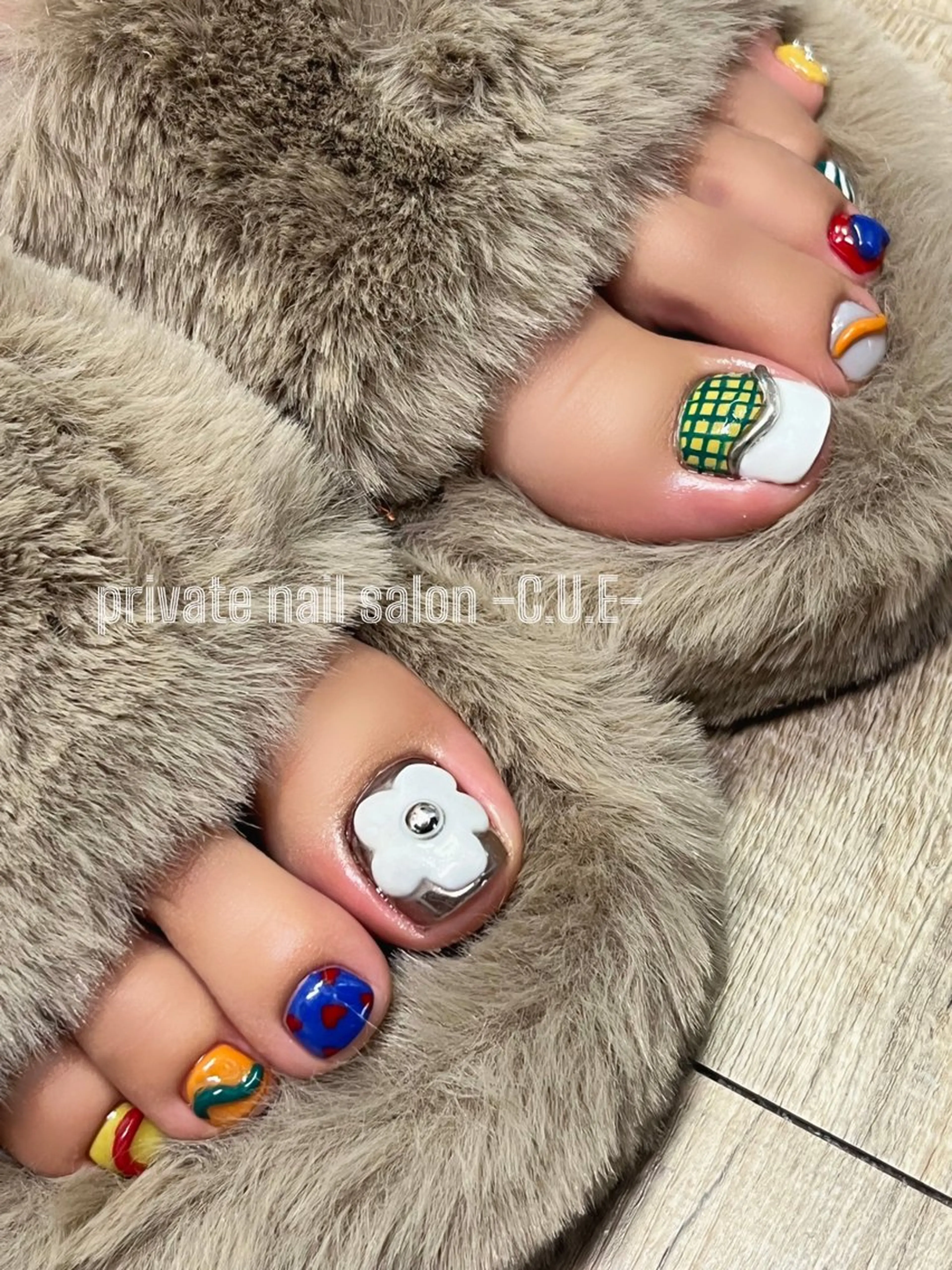 ネイル フットネイル Nailsalon C.U.Eのネイルデザイン