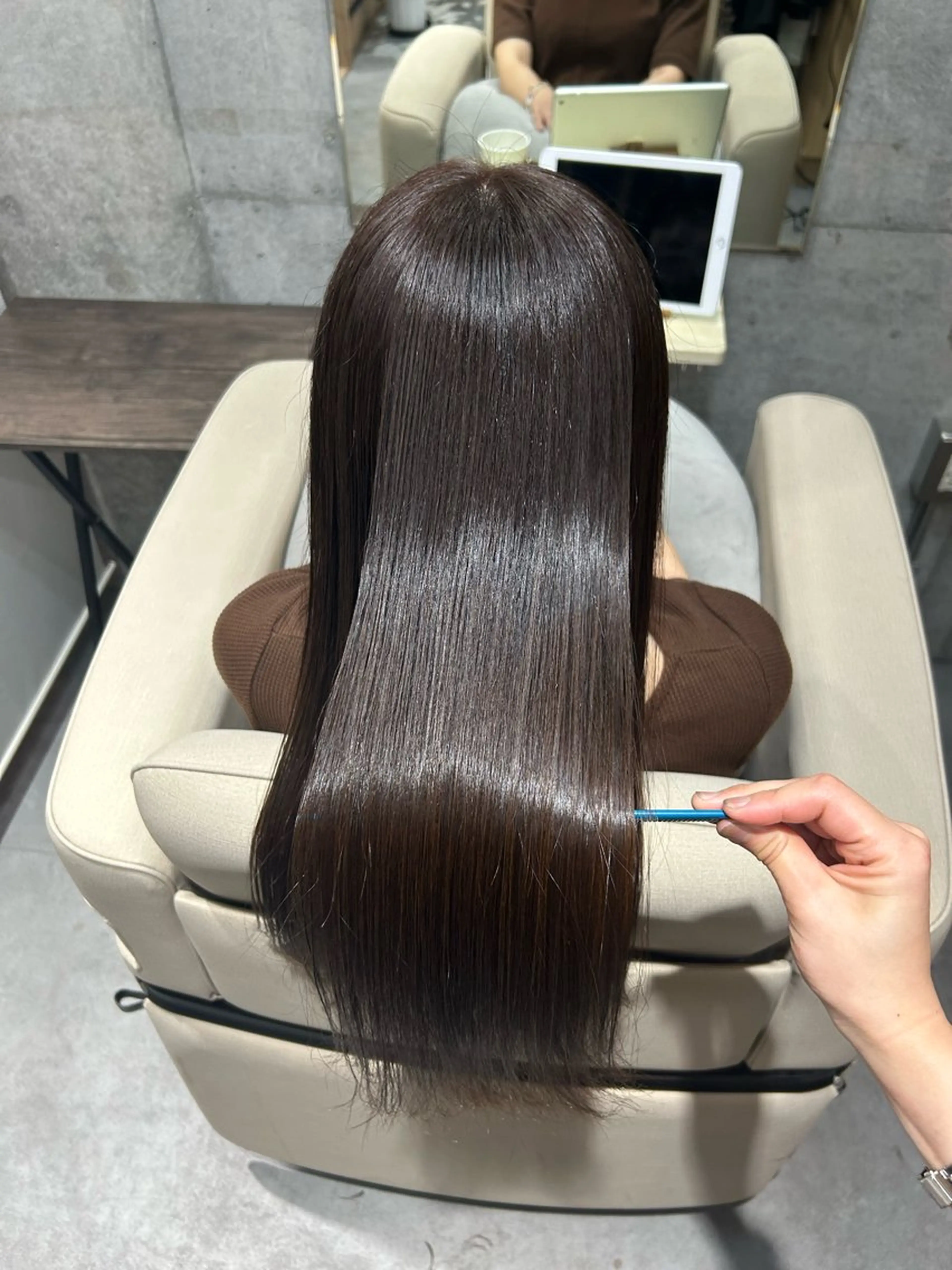 カラー 🩵✨石井涼風💎 縮毛矯正✨🩵のヘアスタイル