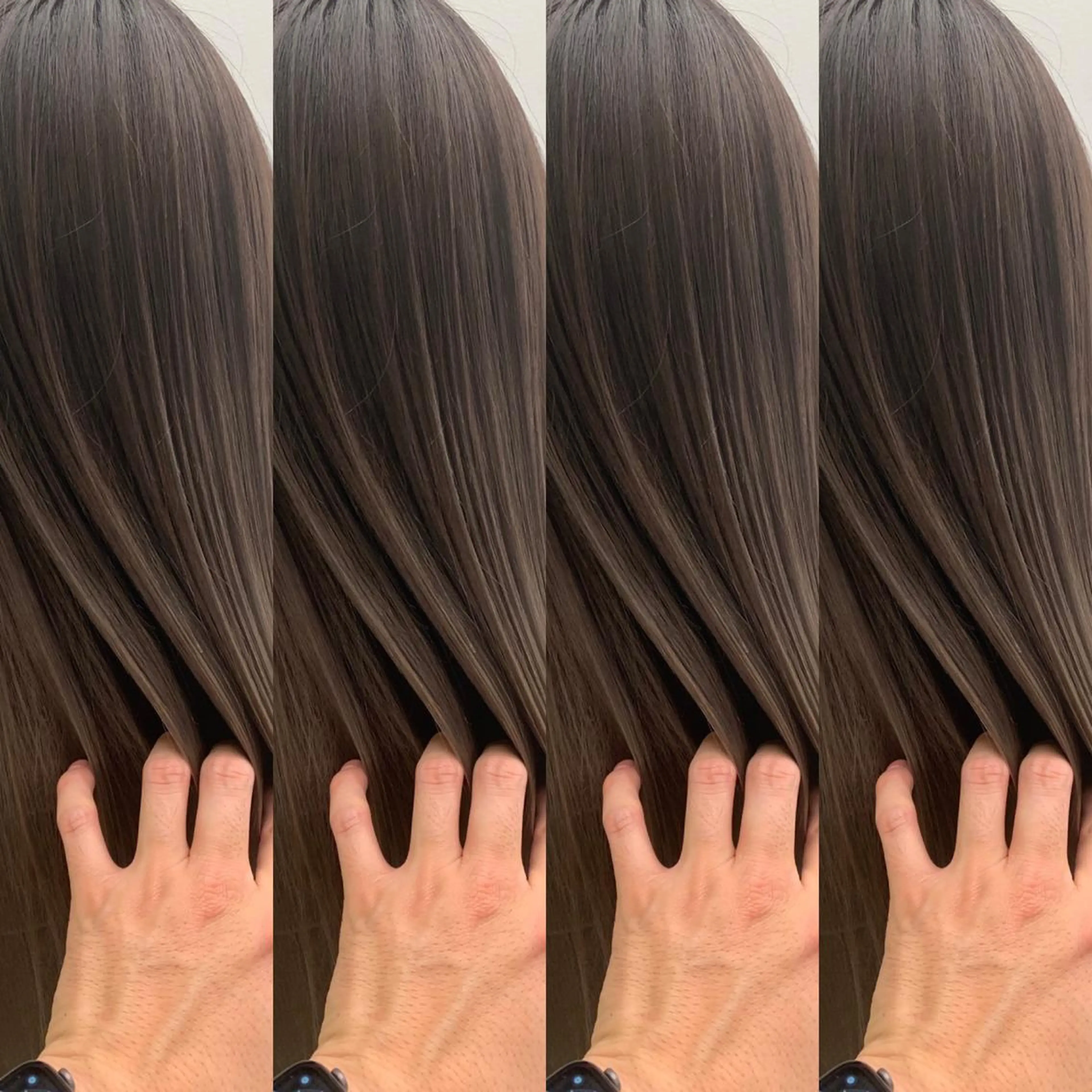 ロング ハイライト 髪質改善 小顔カット mihoko/ ニュアンスパーマのヘアスタイル