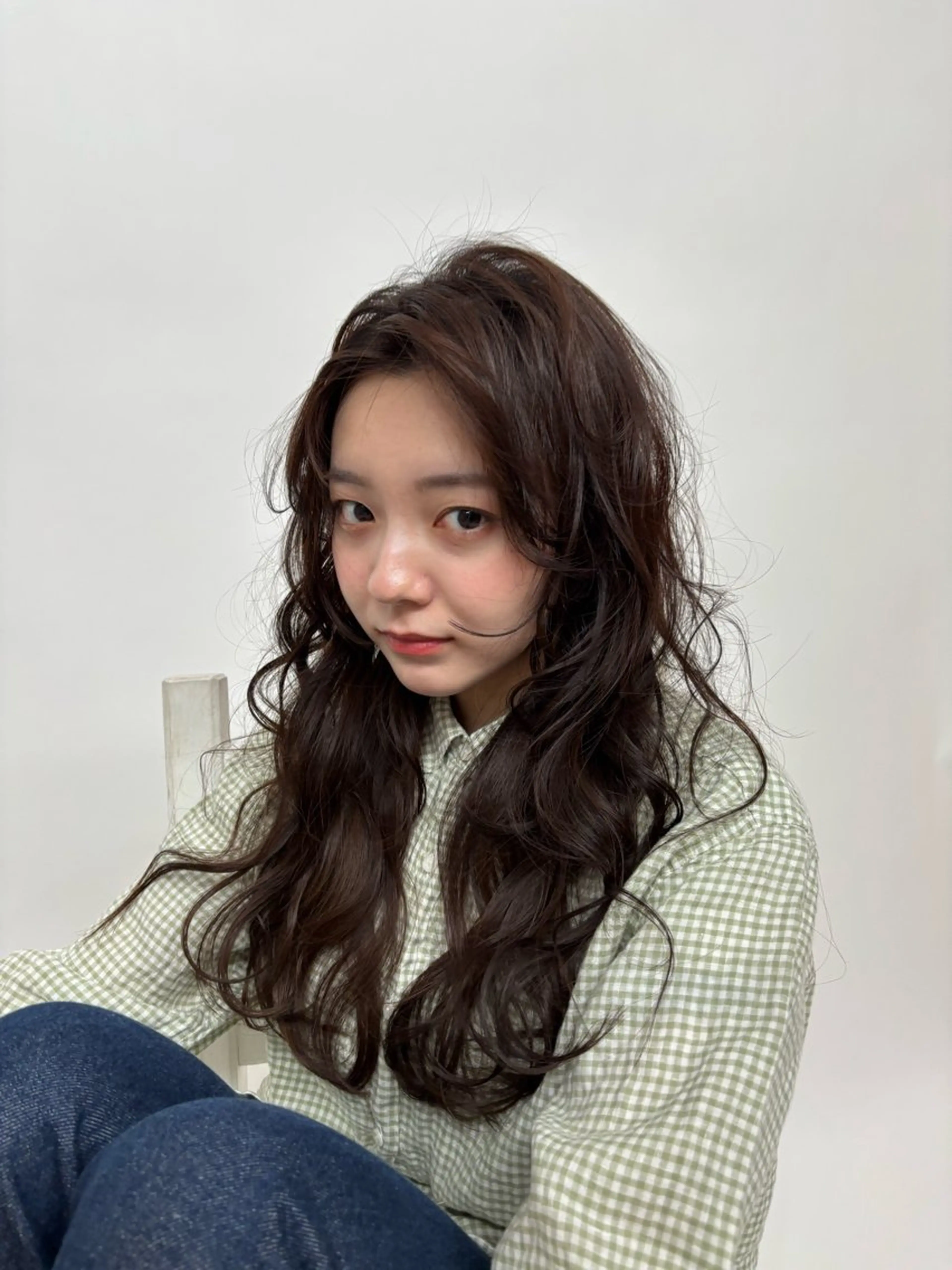 ロング パーマ カット パーマ トリートメント ENIF ヤマグチアツコのヘアスタイル